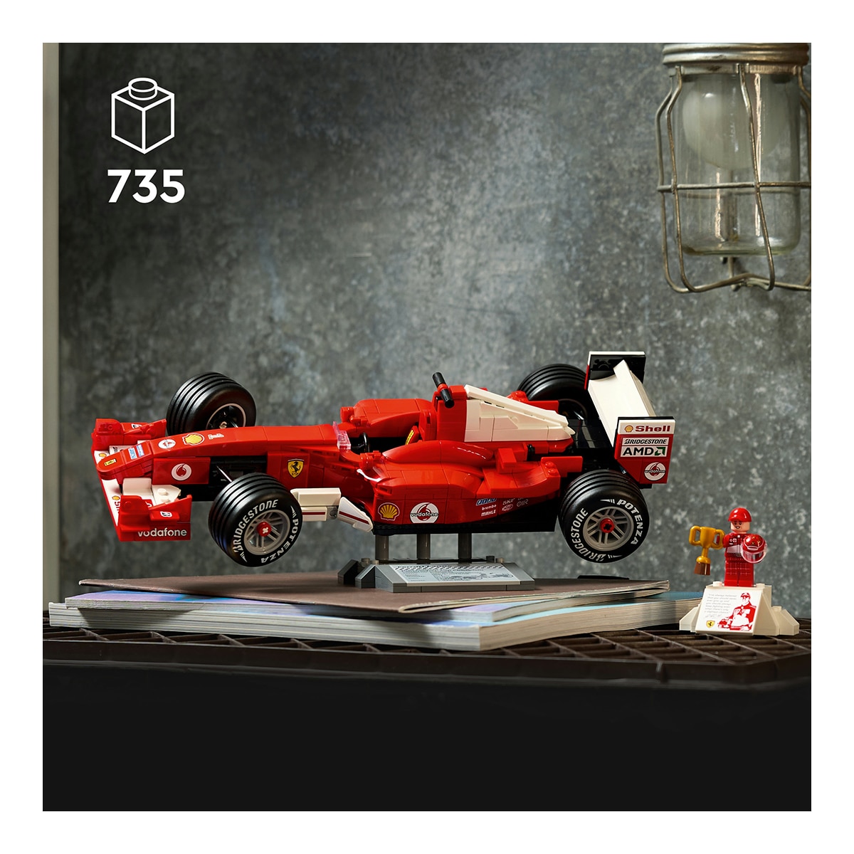 Juego de construcción Ferrari F2004 y Michael Schumacher LEGO Icons - 11375 3