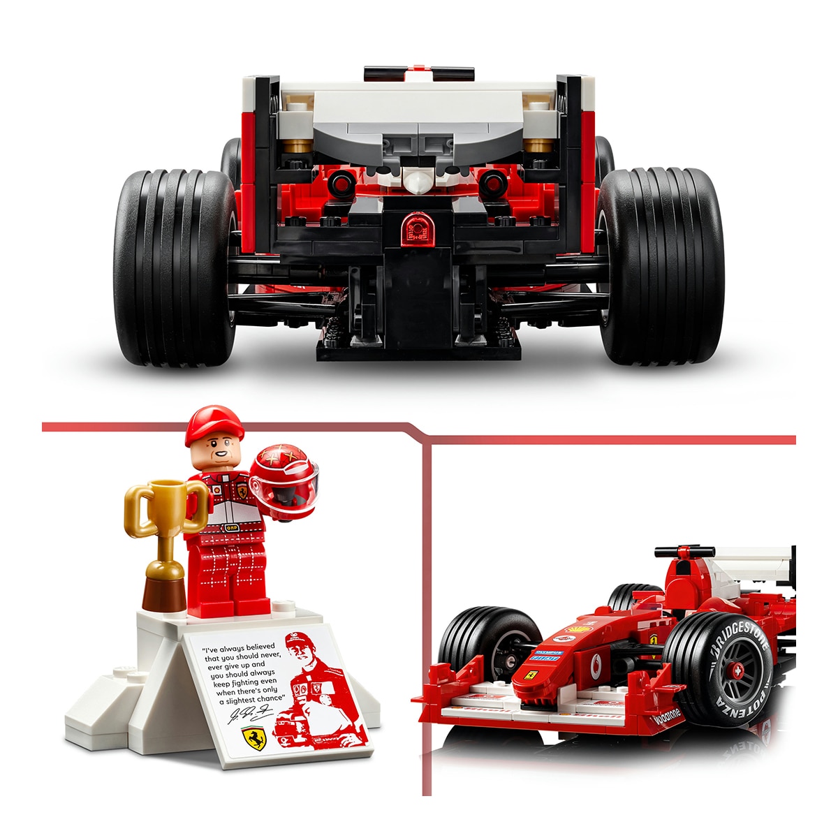 Juego de construcción Ferrari F2004 y Michael Schumacher LEGO Icons - 11375 6