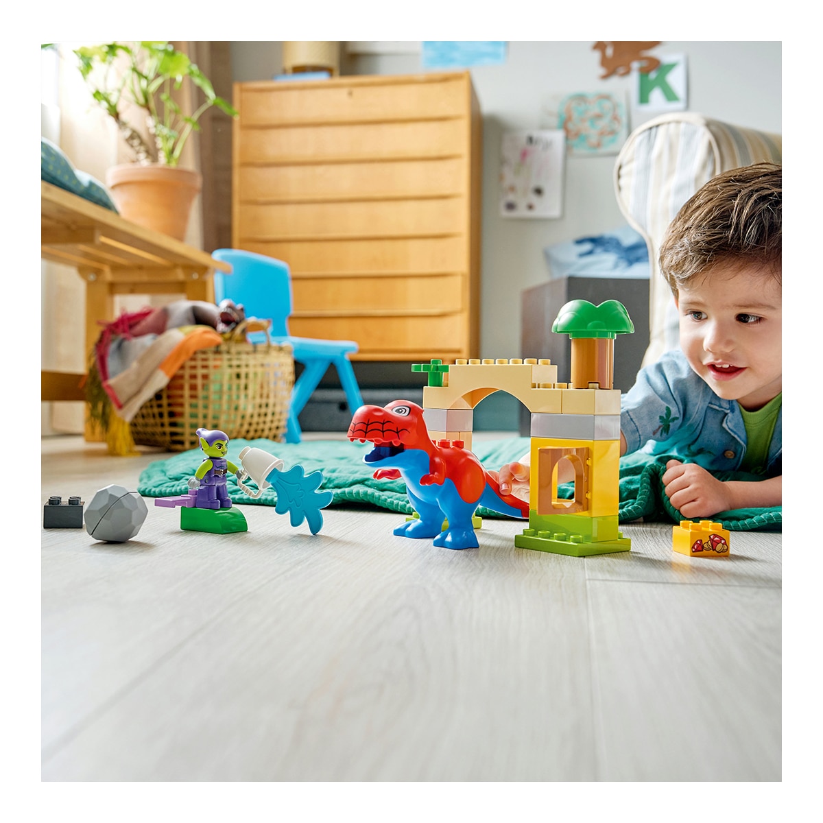 Juego de construcción Dinosaurio Spidey-Rex vs. Duende Verde LEGO Duplo Marvel - 10463 3