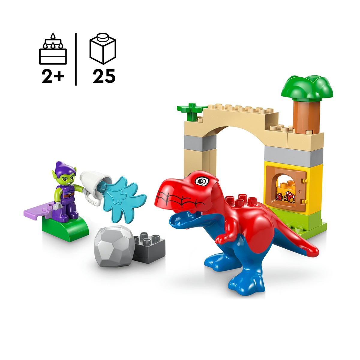 Juego de construcción Dinosaurio Spidey-Rex vs. Duende Verde LEGO Duplo Marvel - 10463 4