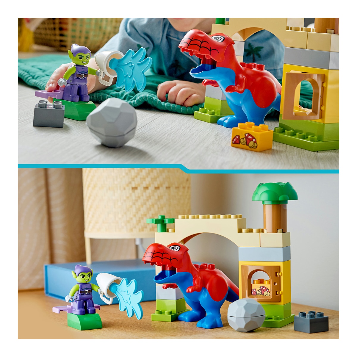 Juego de construcción Dinosaurio Spidey-Rex vs. Duende Verde LEGO Duplo Marvel - 10463 7