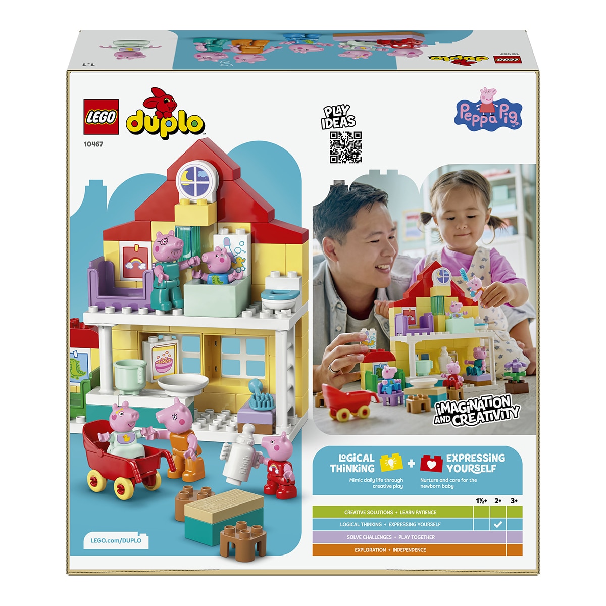 Juego de construcción Casa Familiar LEGO Duplo Peppa Pig - 10467 9