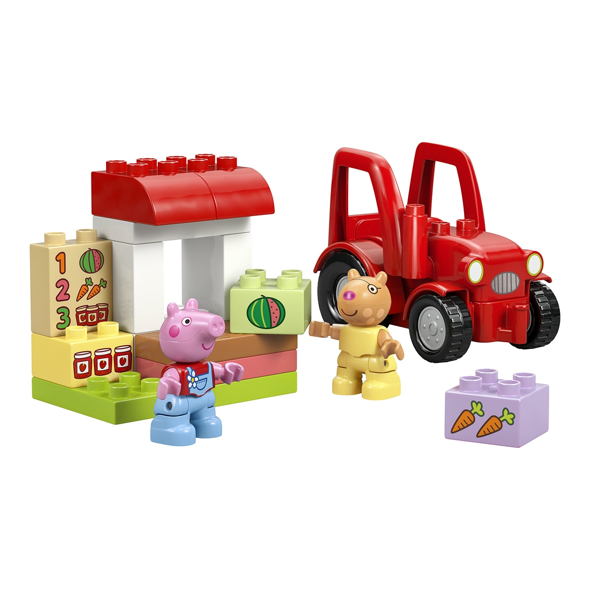 Juego de construcción Tractor y Mercado  LEGO Duplo Peppa Pig - 10468 8