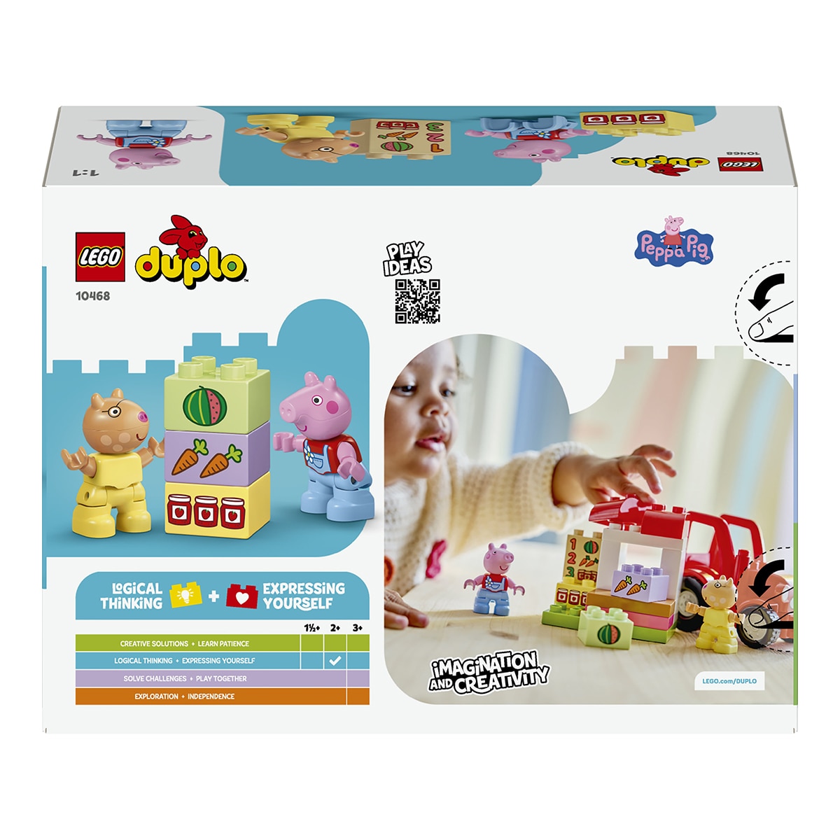 Juego de construcción Tractor y Mercado  LEGO Duplo Peppa Pig - 10468 9
