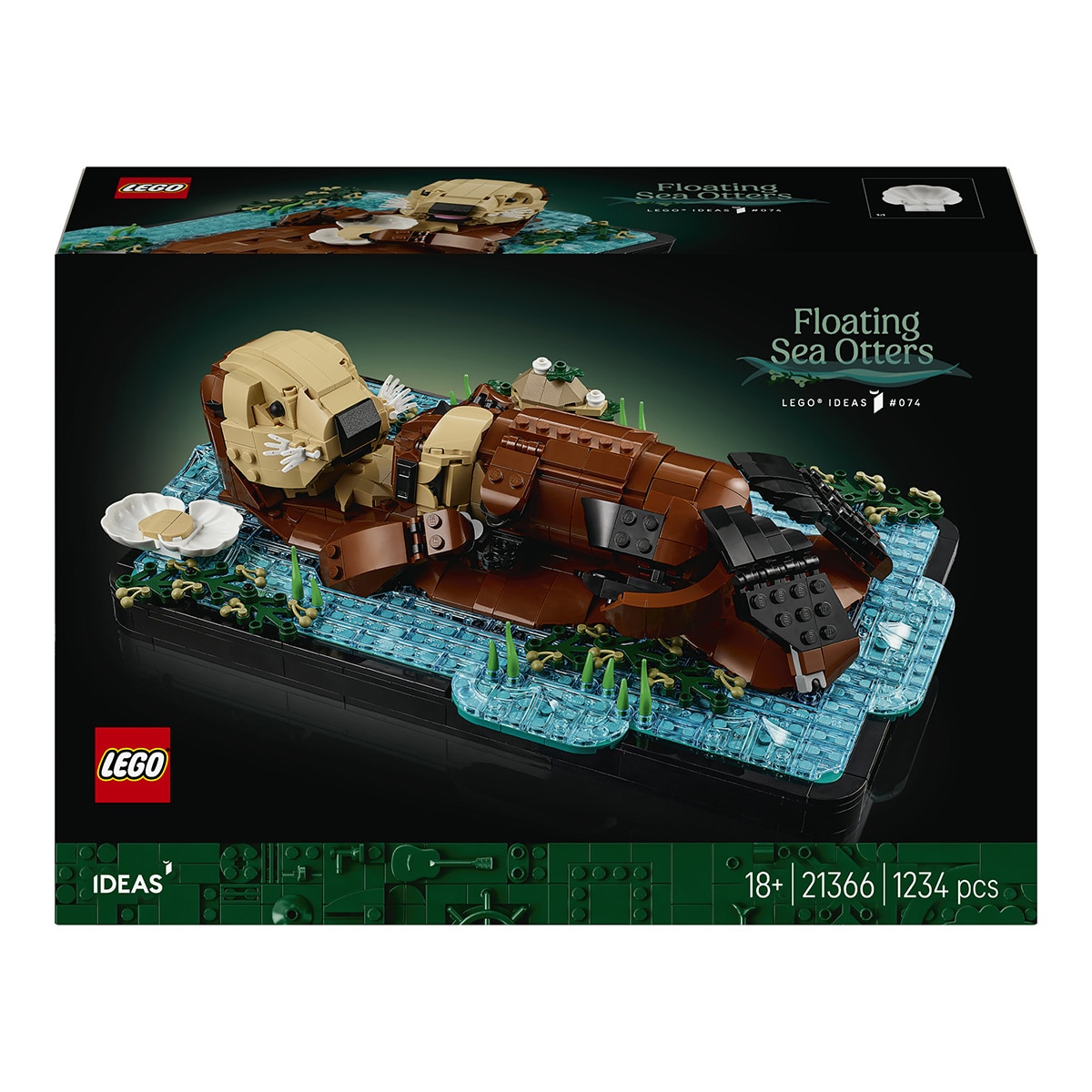 Imagen 0 de Juego de construcción Nutrias Marinas a Flote LEGO Ideas - 21366