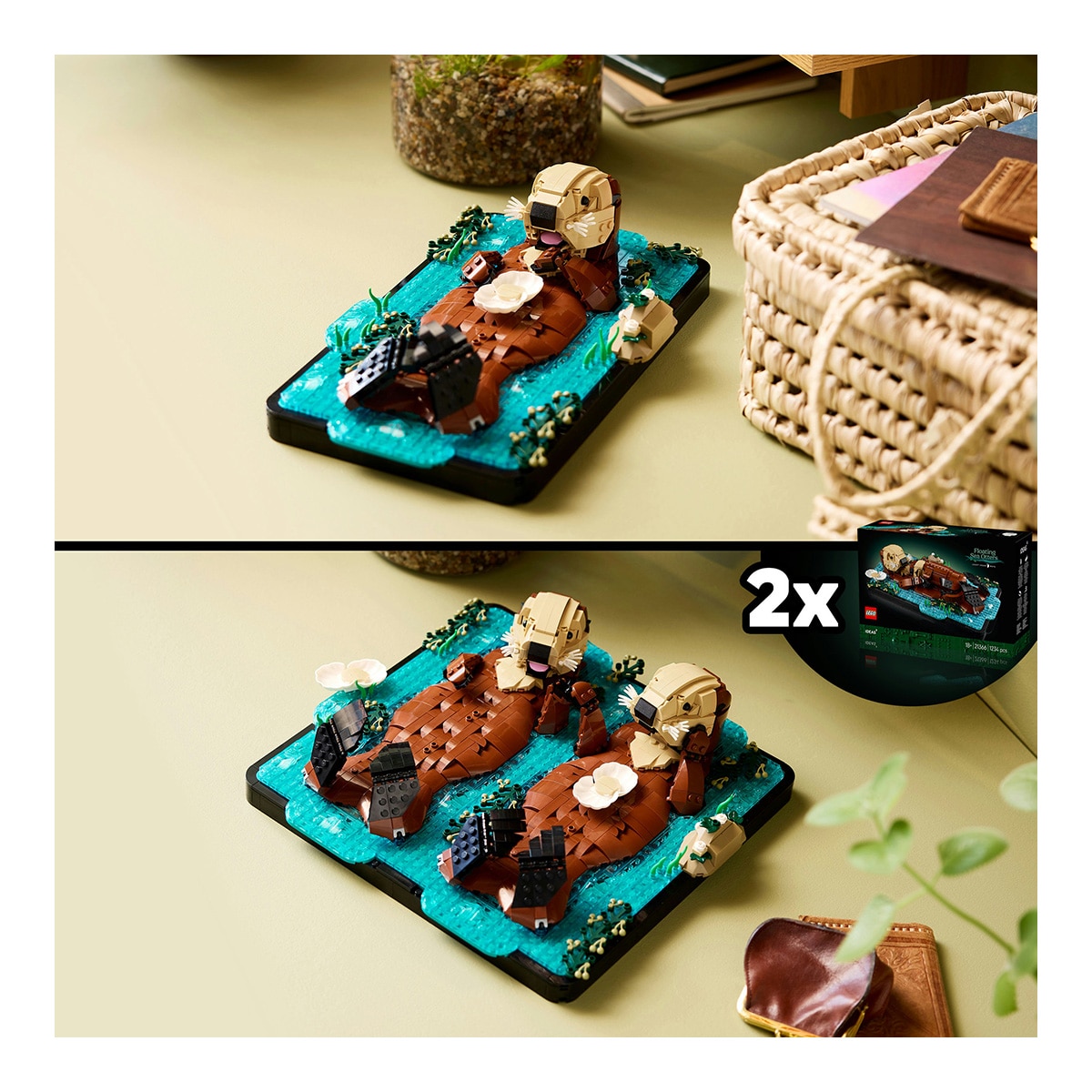 Juego de construcción Nutrias Marinas a Flote LEGO Ideas - 21366 5