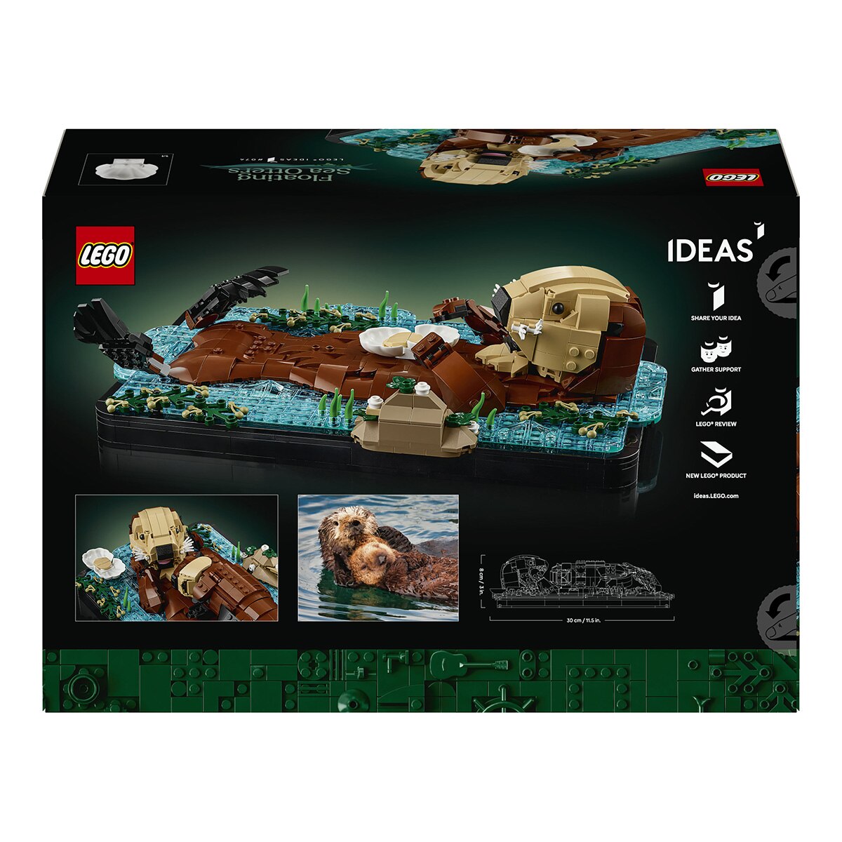 Juego de construcción Nutrias Marinas a Flote LEGO Ideas - 21366 9