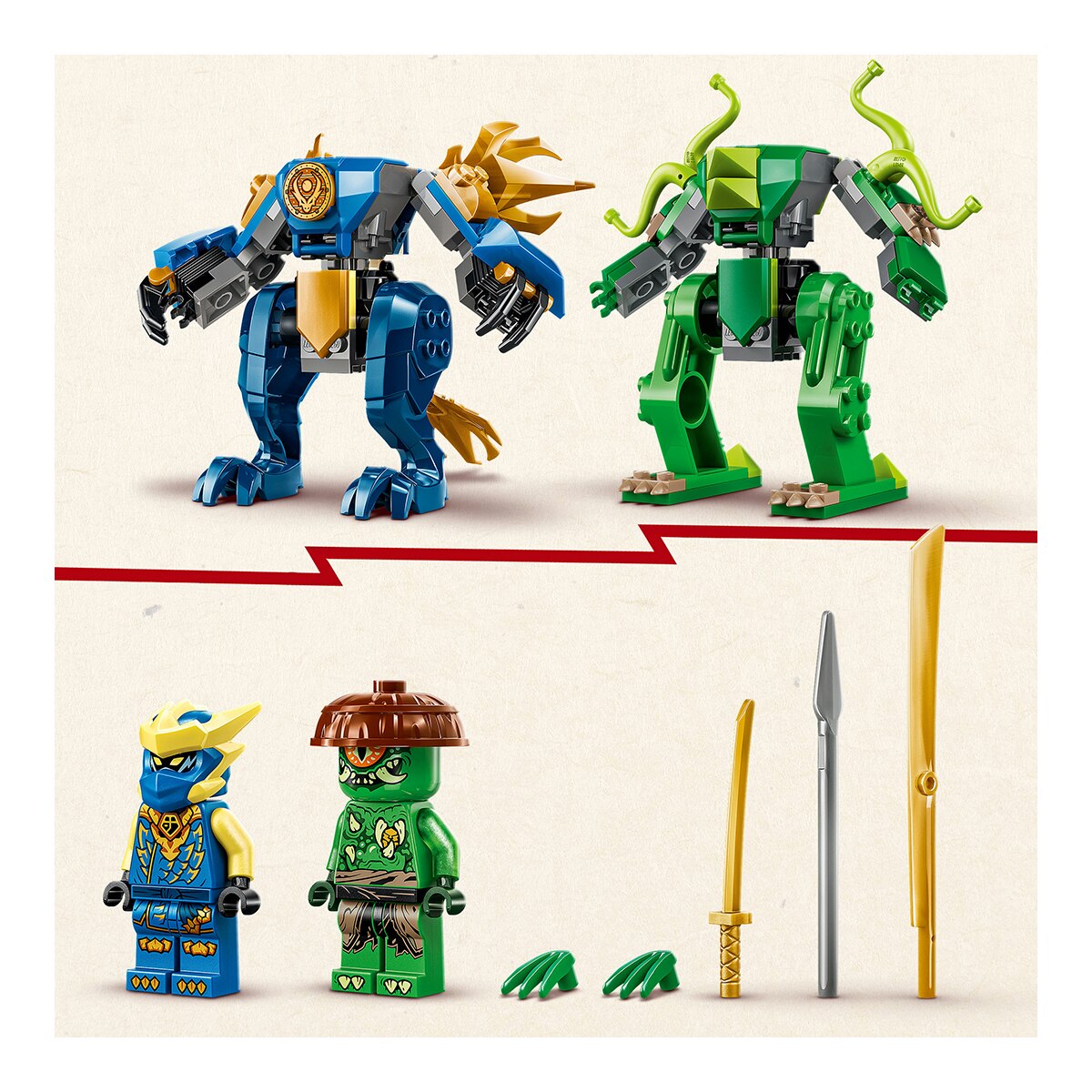 Juego de construcción Combate del Meca-Dragón de Jay LEGO Ninjago - 71853 6
