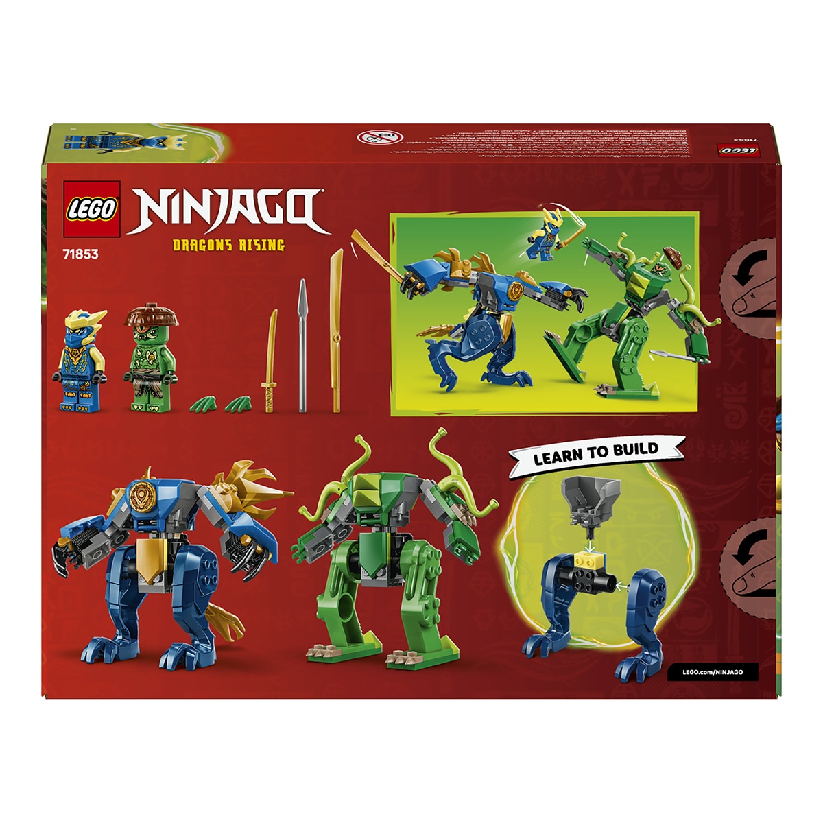 Juego de construcción Combate del Meca-Dragón de Jay LEGO Ninjago - 71853 9