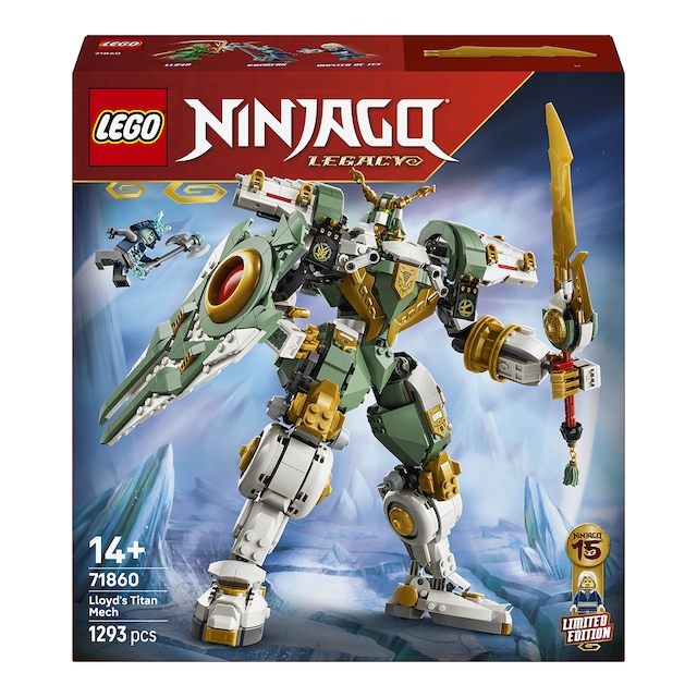 Imagen 0 de Juego de construcción Titán Robot de Lloyd: 15 Aniversario LEGO Ninjago - 71860