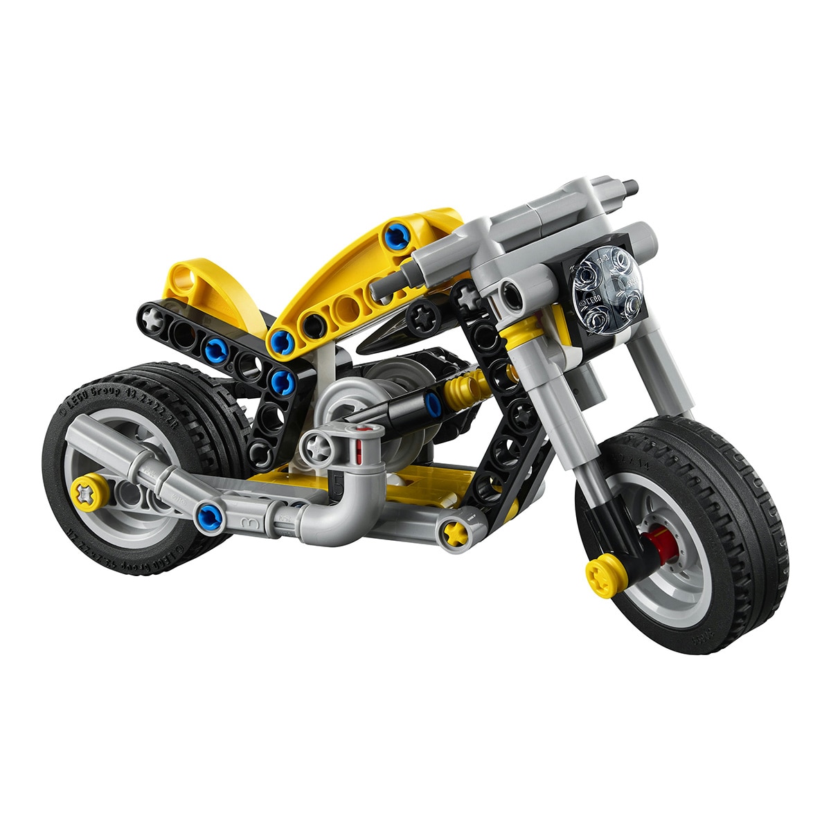 Mota Amarela Lego Technic 8