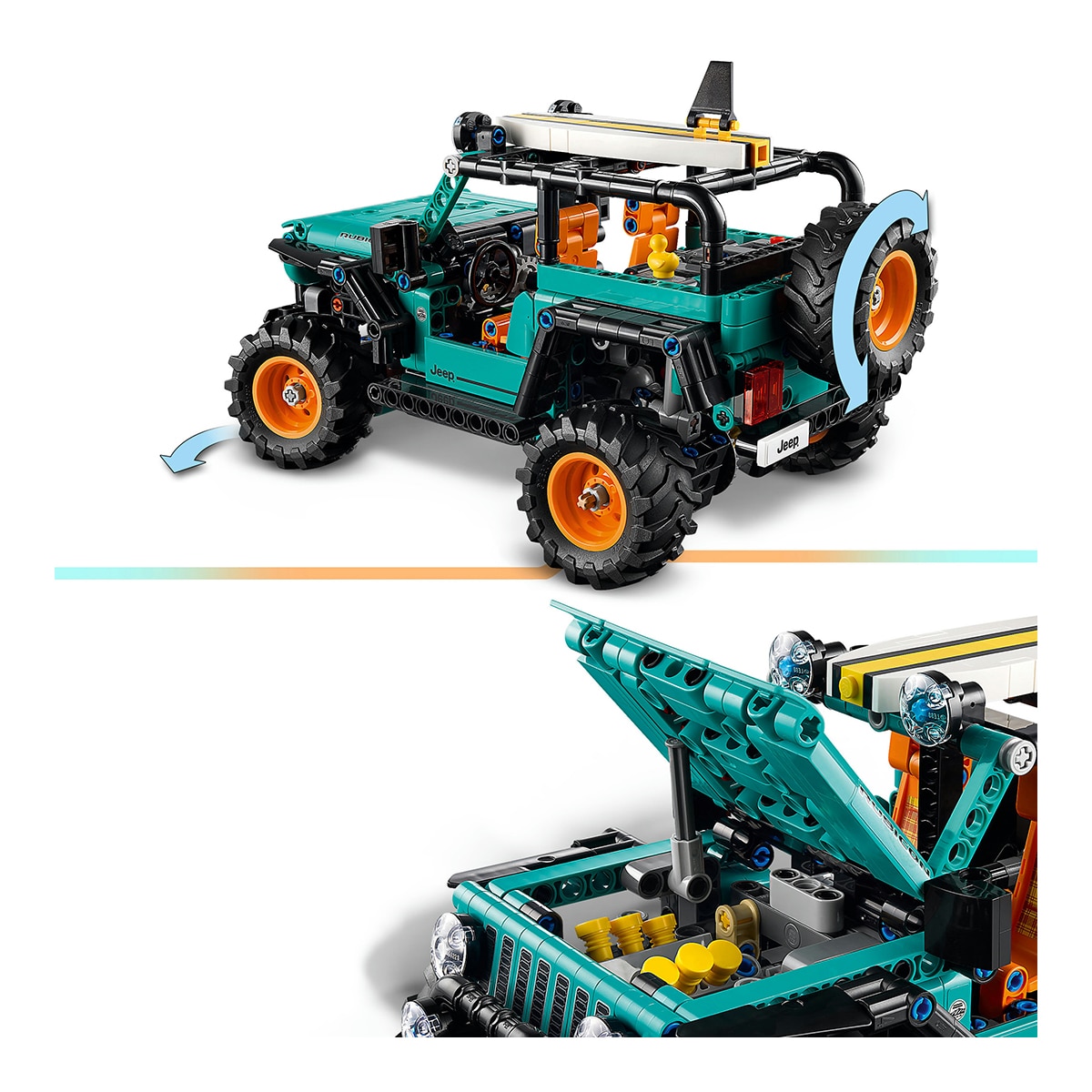 Juego de construcción SUV Jeep® Wrangler Rubicon LEGO Technic - 42227 6