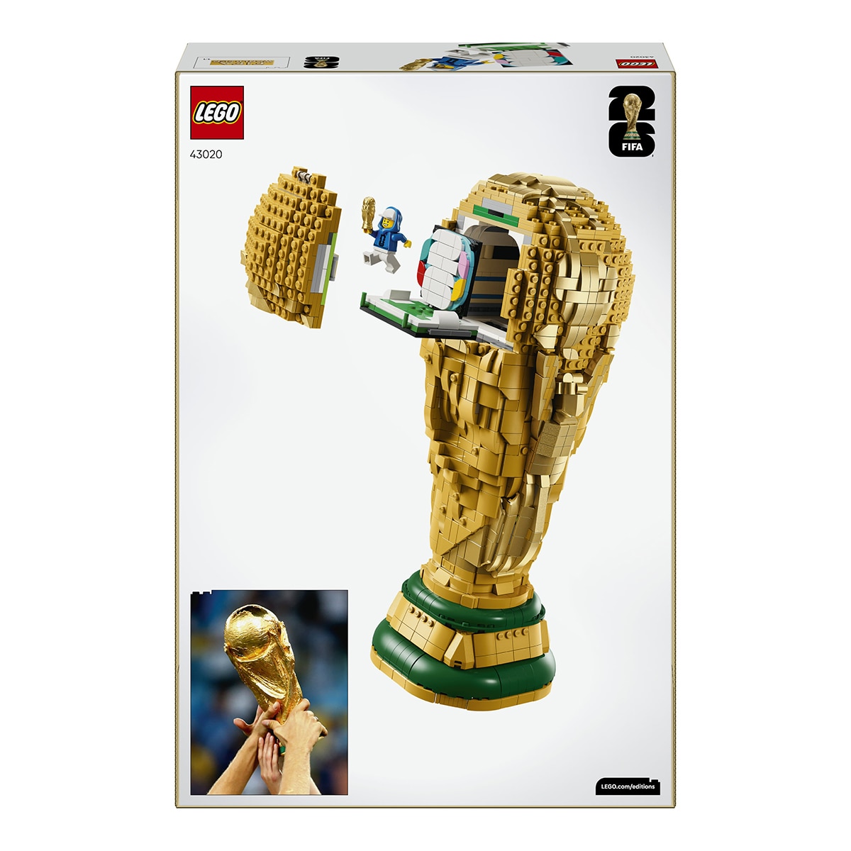 Juego de construcción Trofeo Oficial de la Copa Mundial de la FIFA LEGO Editions Football - 43020 7