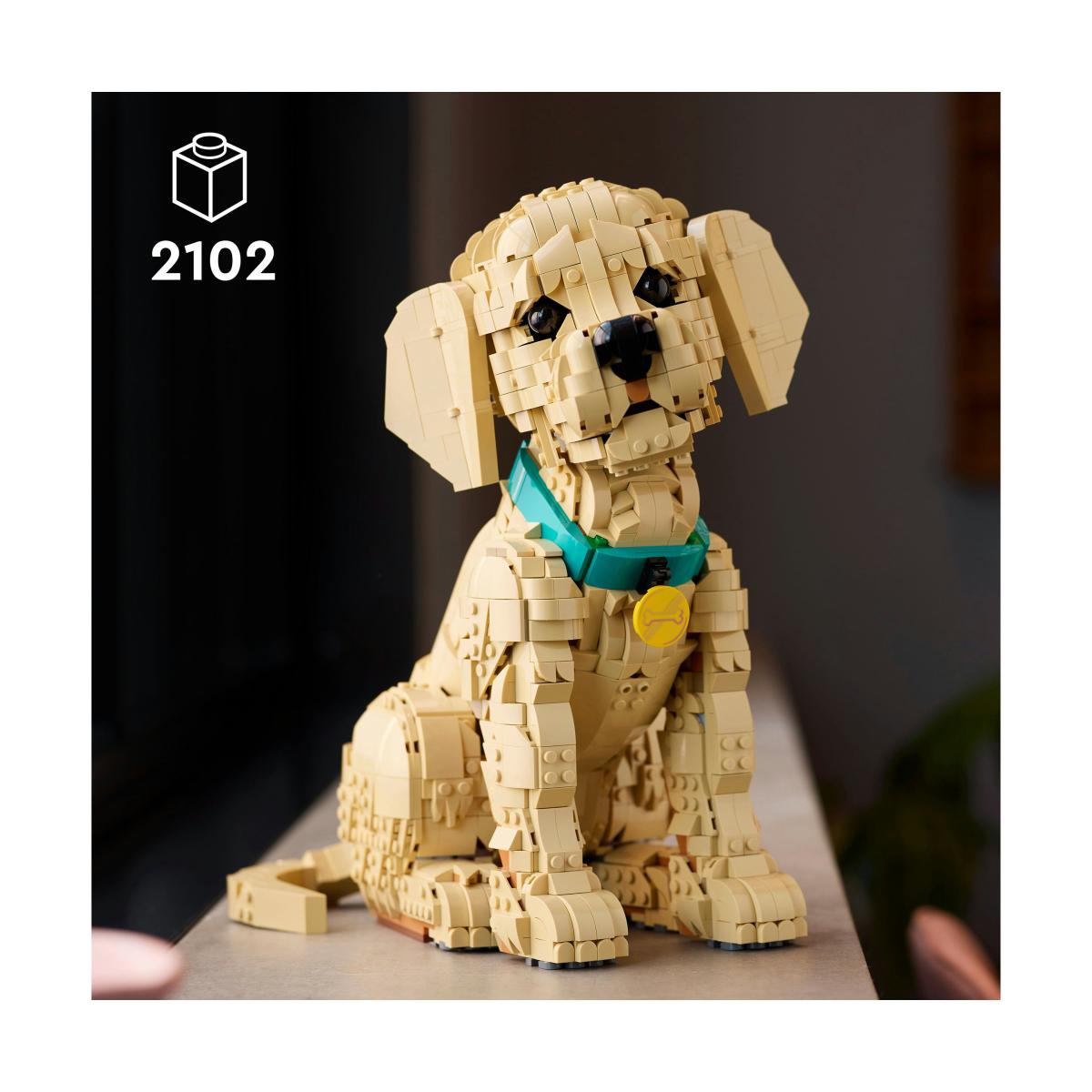 Lego Cachorrinho Golden Retriever Lego Icons 3