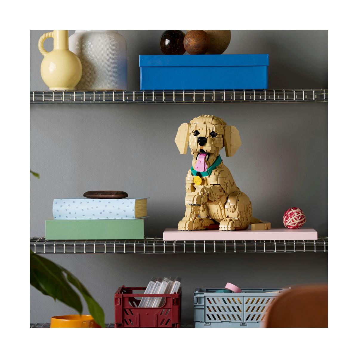 Lego Cachorrinho Golden Retriever Lego Icons 4