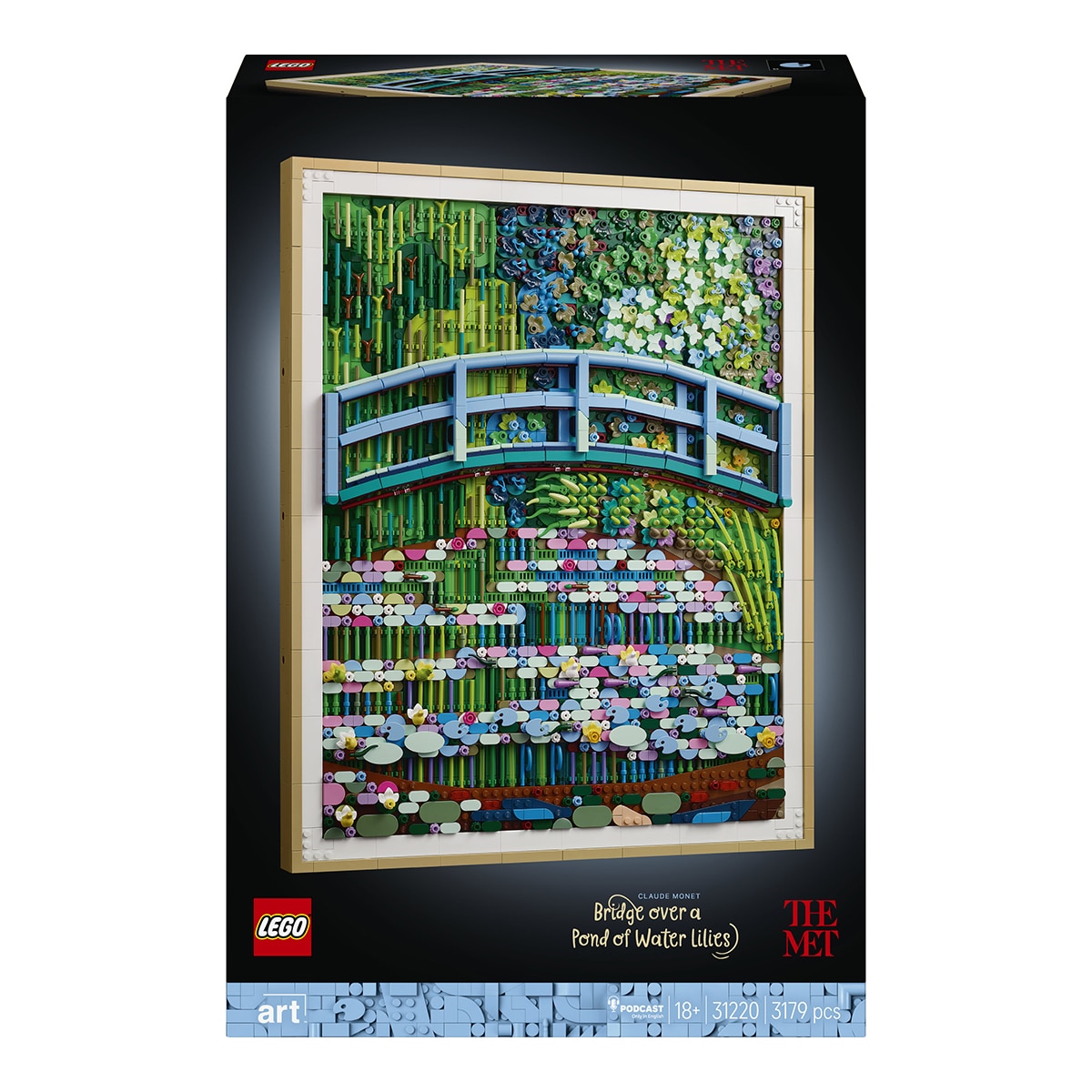 Imagen 0 de Juego de construcción Claude Monet: Puente sobre Estanque de Nenúfares 31220 LEGO ART - 31220