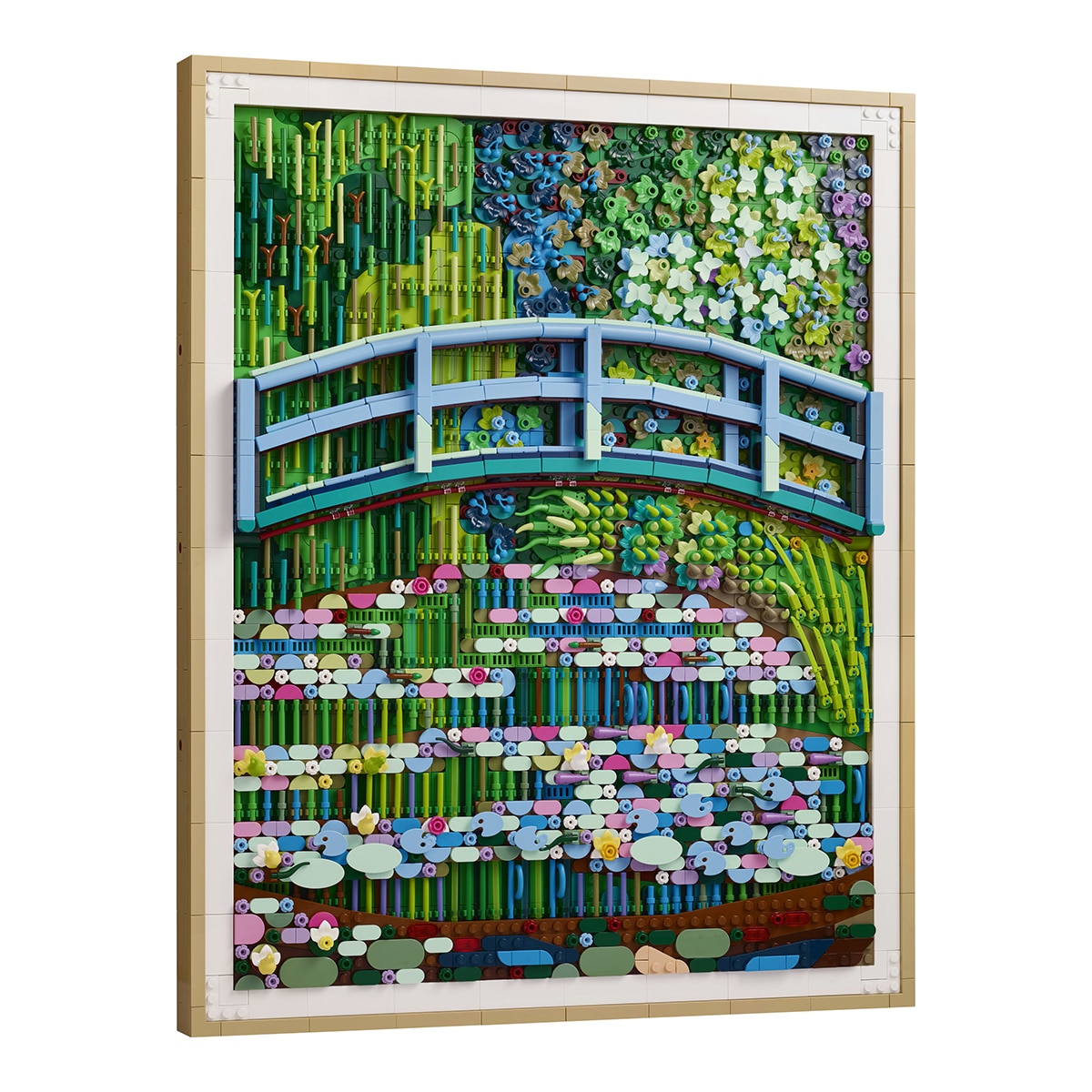 Claude Monet - Ponte Sobre Um Lago de Nenúfares Lego Art 3