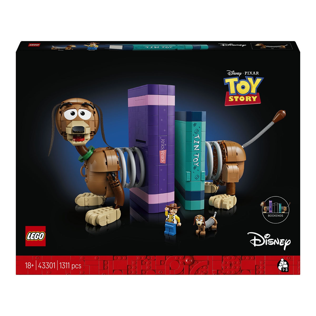 Imagen 0 de Juego de construcción Toy Story: Sujetalibros de Slinky LEGO Disney Pixar - 43301