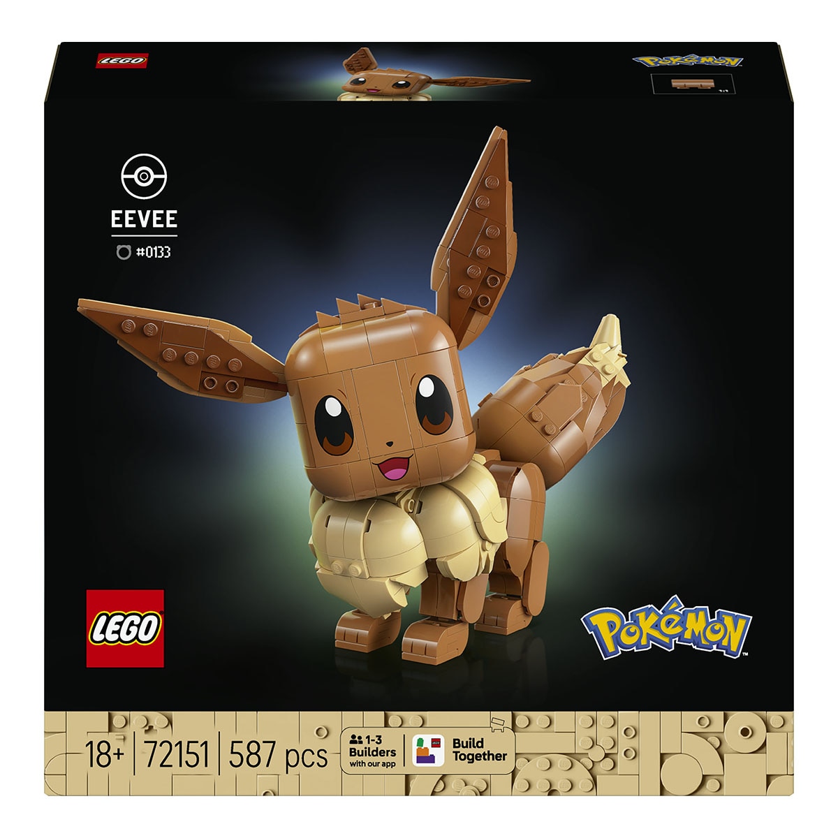 Imagen 0 de Juego de construcción Eevee LEGO Pokémon - 72151
