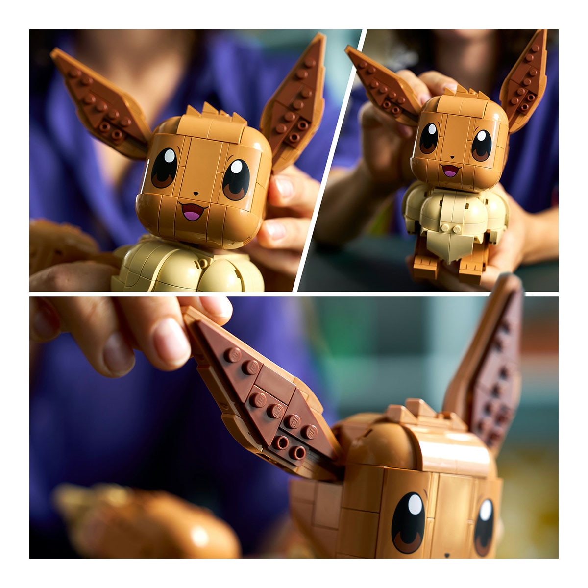 Kit de modelo de construção de figura ajustável Lego Pokémon 6