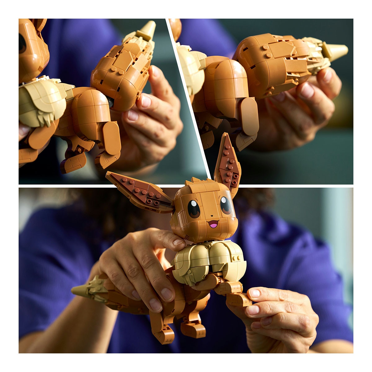 Kit de modelo de construção de figura ajustável Lego Pokémon 7