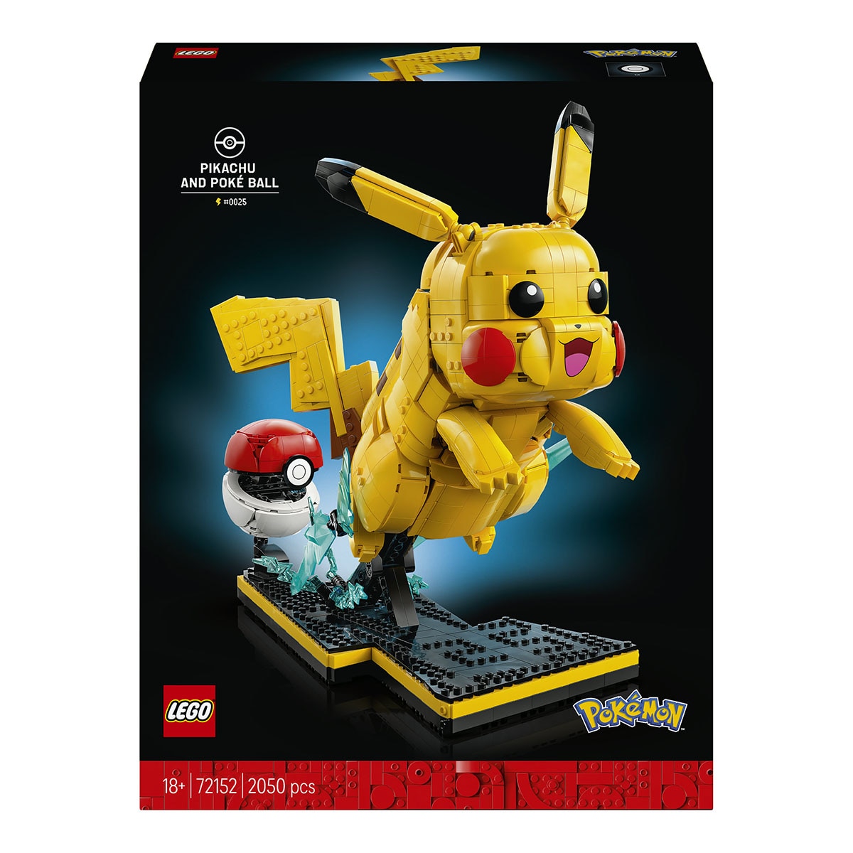 Imagen 0 de Juego de construcción Pikachu y Poké Ball LEGO Pokémon - 72152