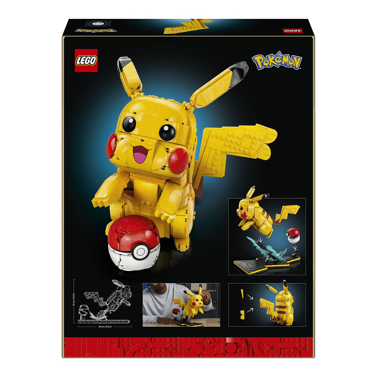 Pikachu e Pokébola Lego Pokémon 8