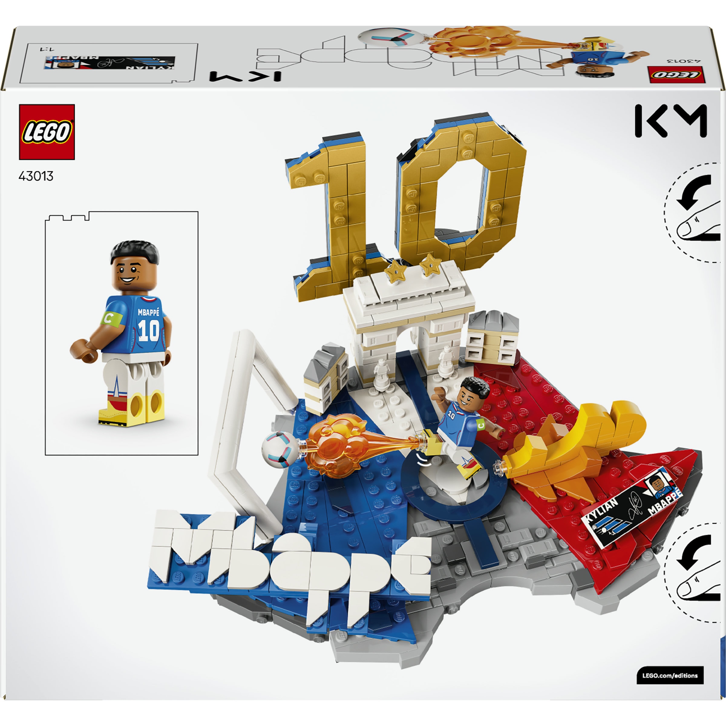 Juego de construcción Kylian Mbappé: Fenómenos del Fútbol LEGO Editions Football - 43013 8