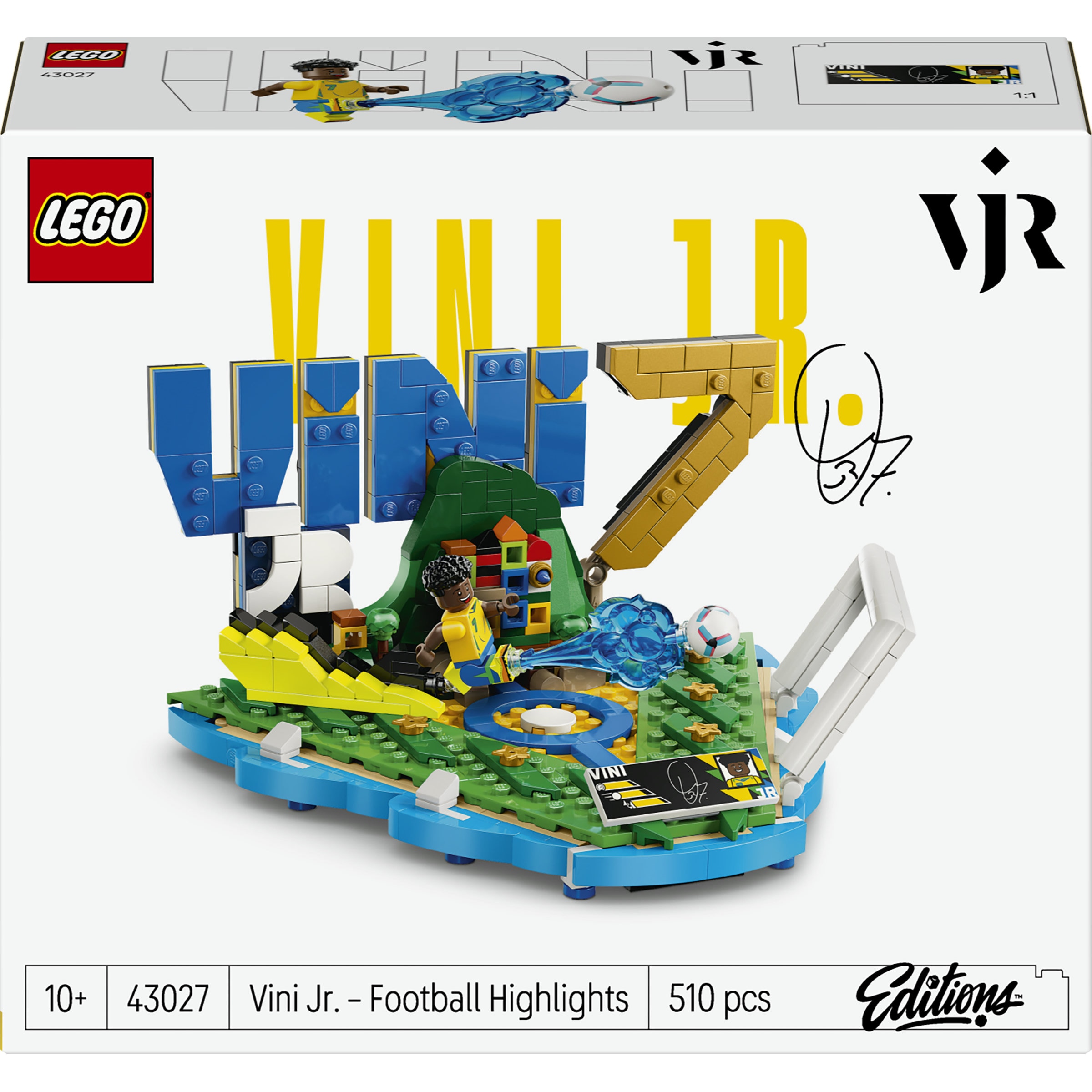 Imagen 0 de Juego de construcción Vini Jr.: Fenómenos del Fútbol LEGO Editions Football - 43027