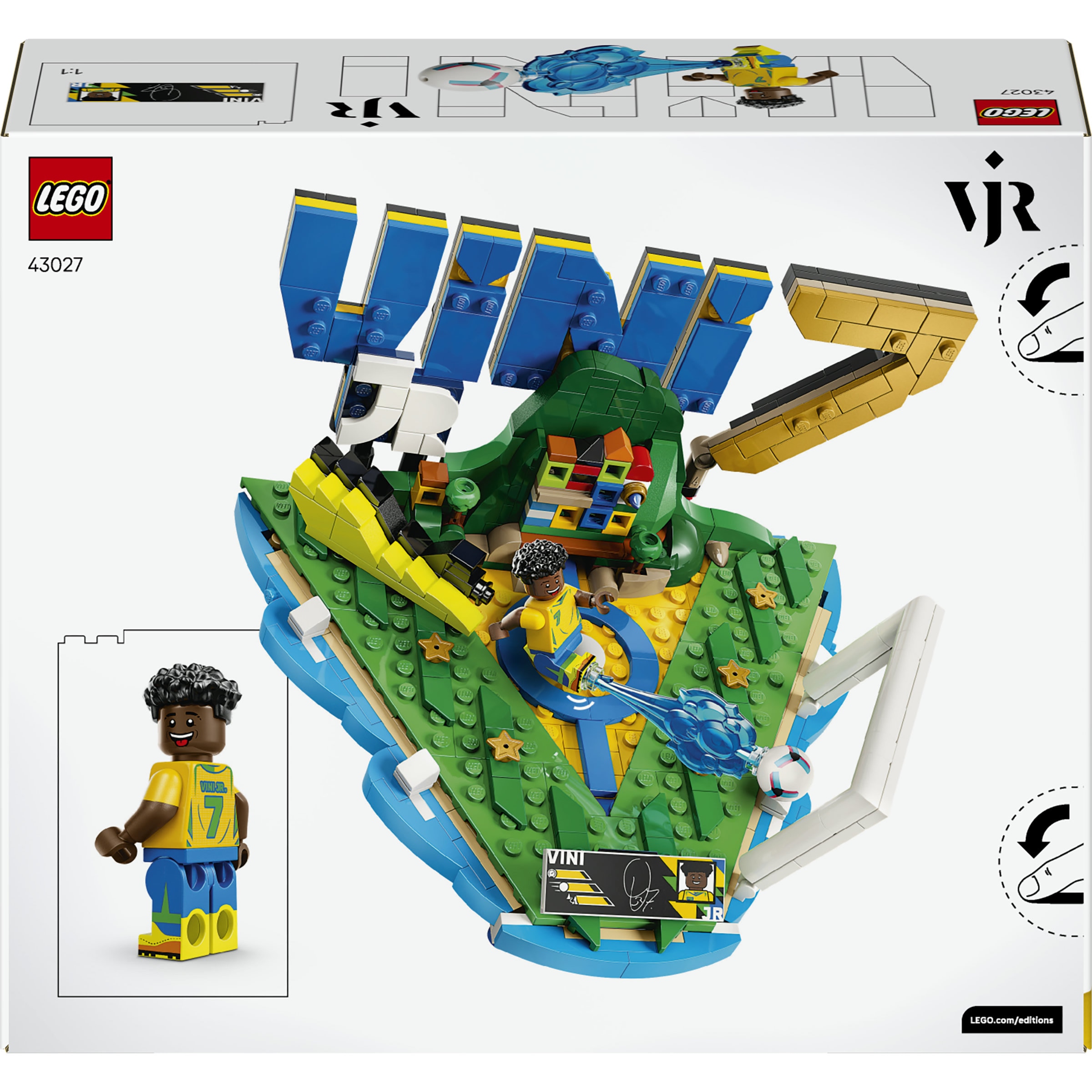 Juego de construcción Vini Jr.: Fenómenos del Fútbol LEGO Editions Football - 43027 8