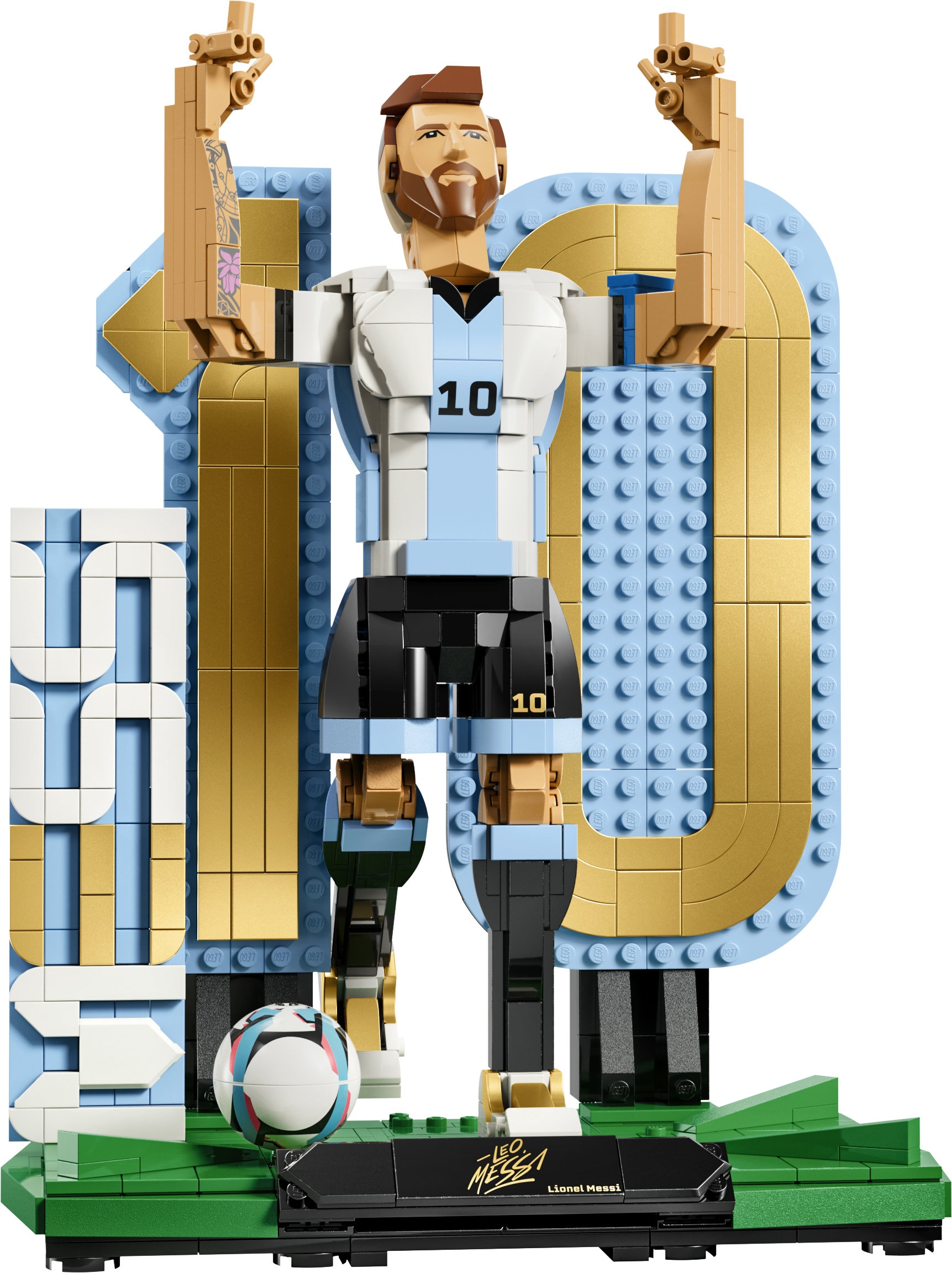 Juego de construcción Lionel Messi: Leyenda del Fútbol LEGO Editions Football - 43015 7