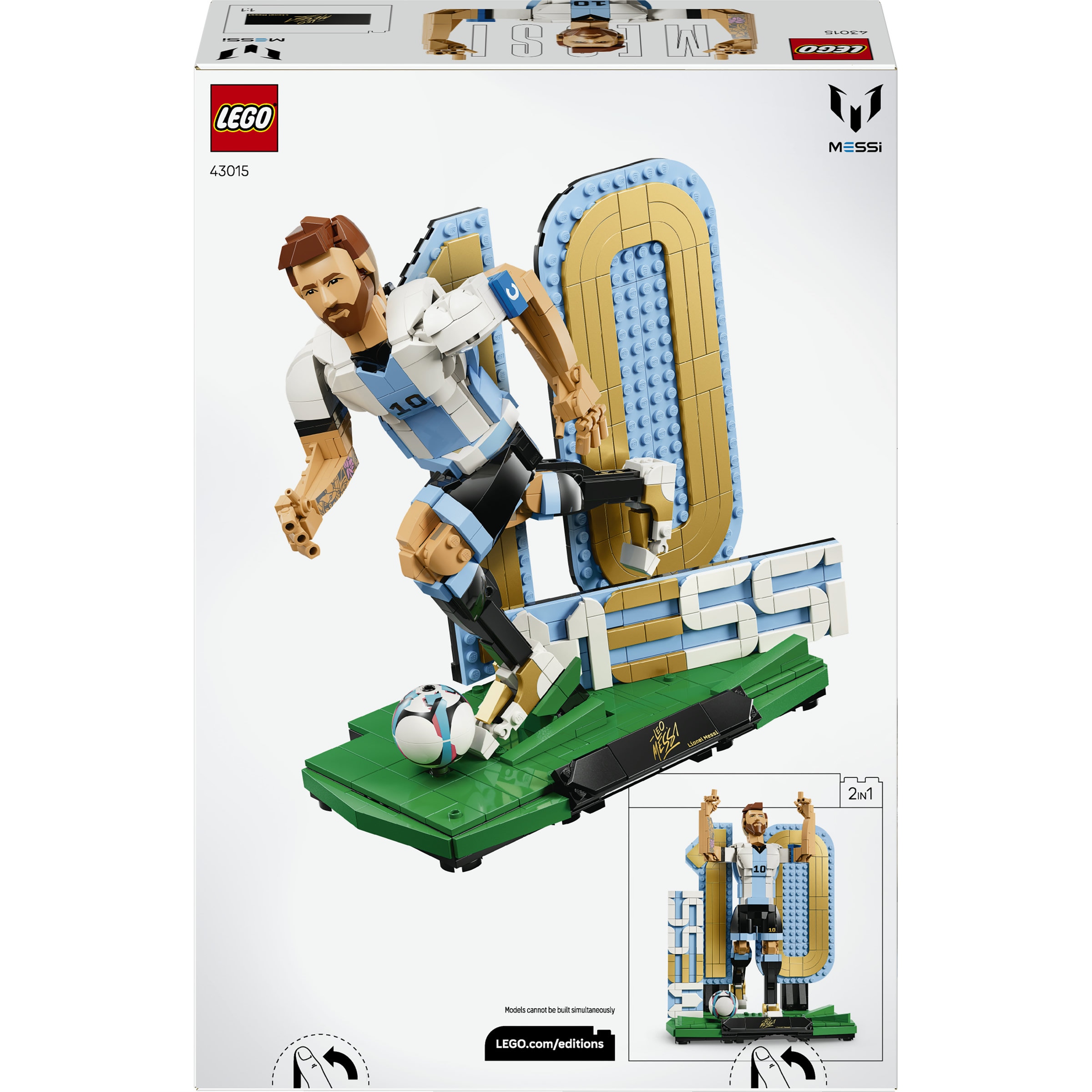 Juego de construcción Lionel Messi: Leyenda del Fútbol LEGO Editions Football - 43015 8