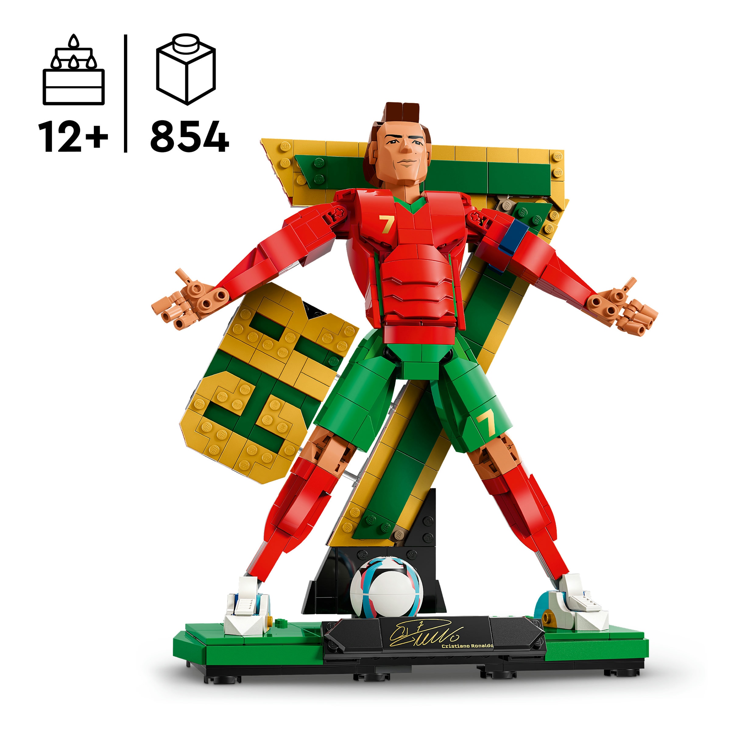 Juego de construcción Cristiano Ronaldo: Leyenda del Fútbol LEGO Editions Football - 43016 3
