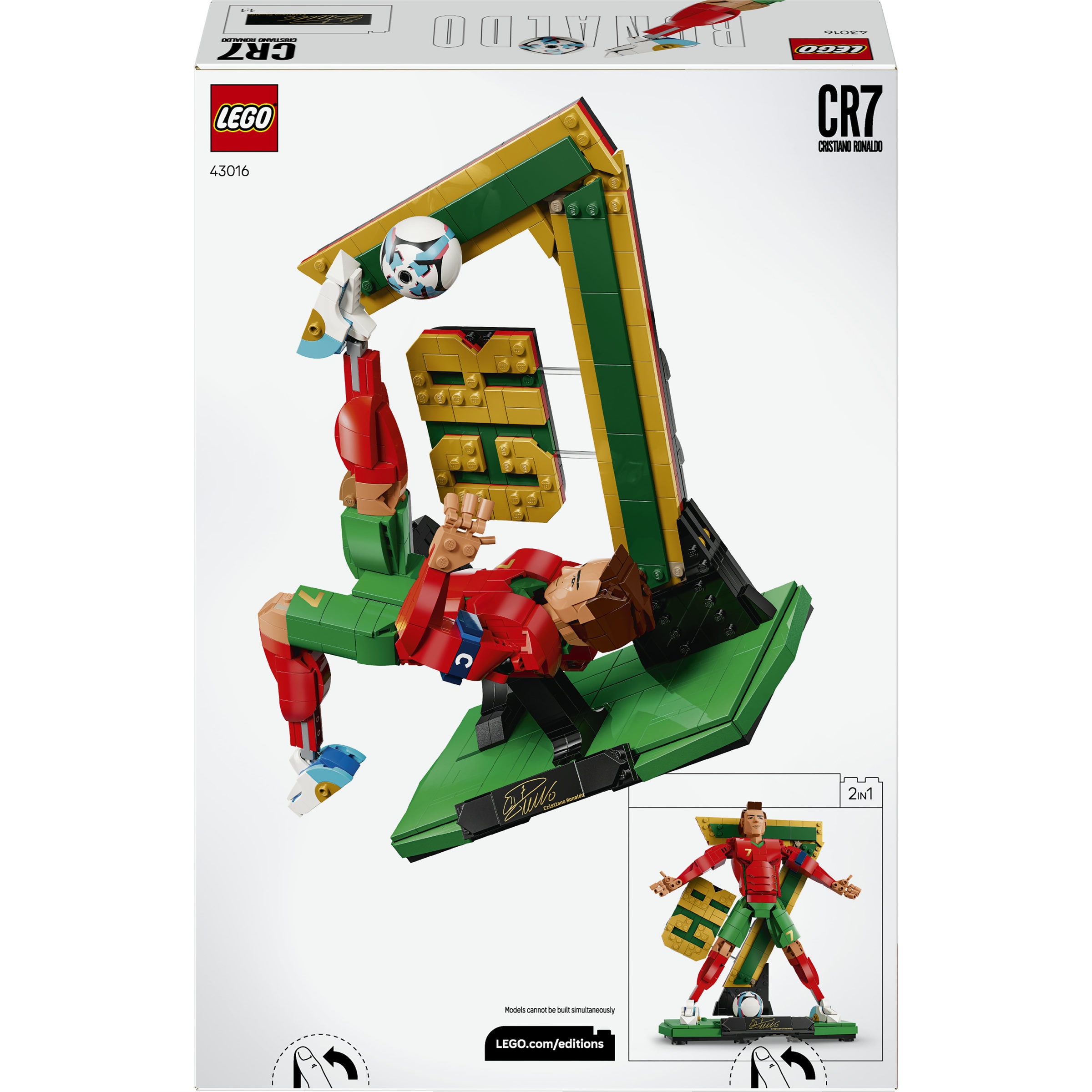 Juego de construcción Cristiano Ronaldo: Leyenda del Fútbol LEGO Editions Football - 43016 8