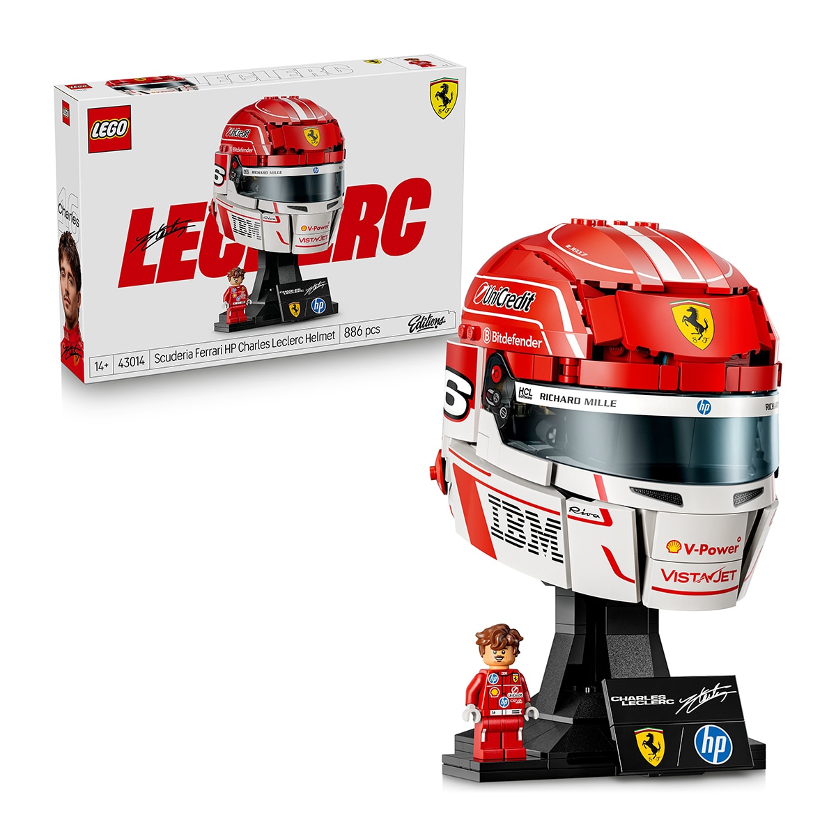 Imagem 0 de Scuderia Ferrari HP Charles Leclerc Helmet LEGO Editions - 43014