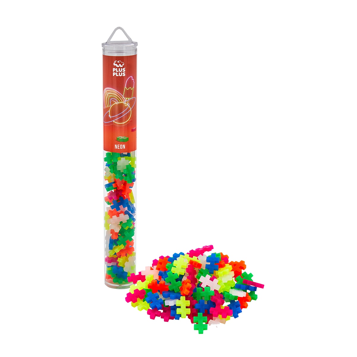 Juego Educativo / Construcción + Tubo Neón 100 piezas Lúdilo 2