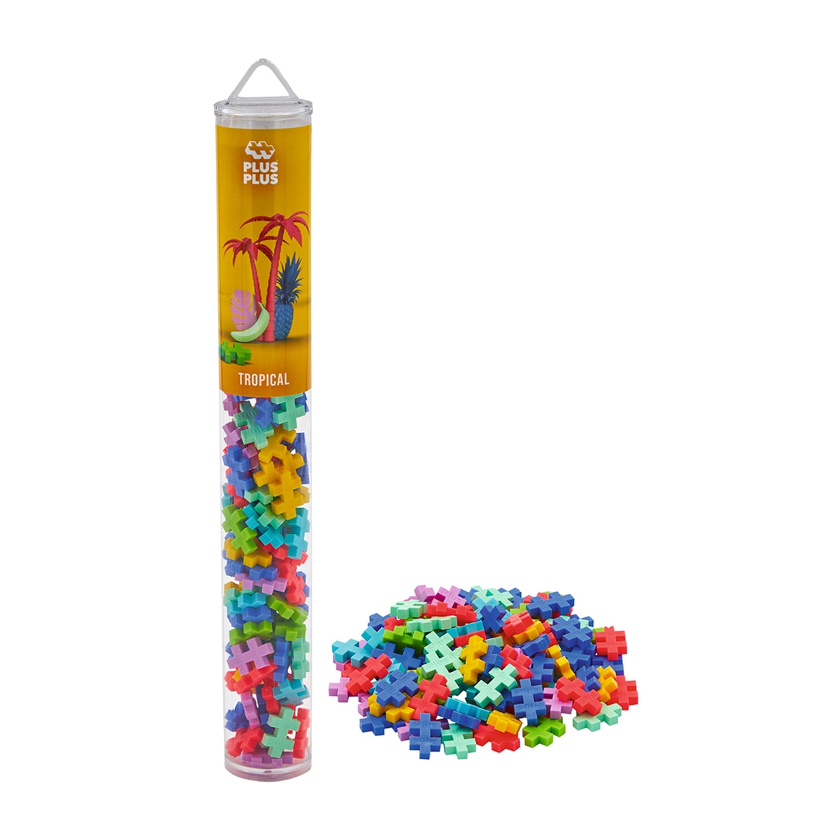 Imagen 0 de Juego Educativo / Construcción + Tubo Tropical 100 piezas Lúdilo