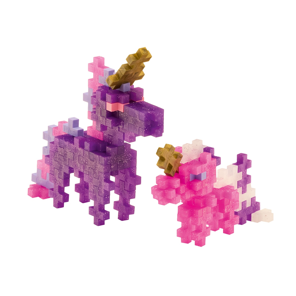 Lúdilo - Juego Educativo - Construcción + Tubo Unicornio Purpurina 100 piezas Lúdilo.