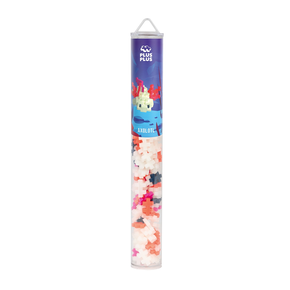 Imagen 0 de Juego Educativo / Construcción + Tubo Ajolote Glow 100 piezas Lúdilo