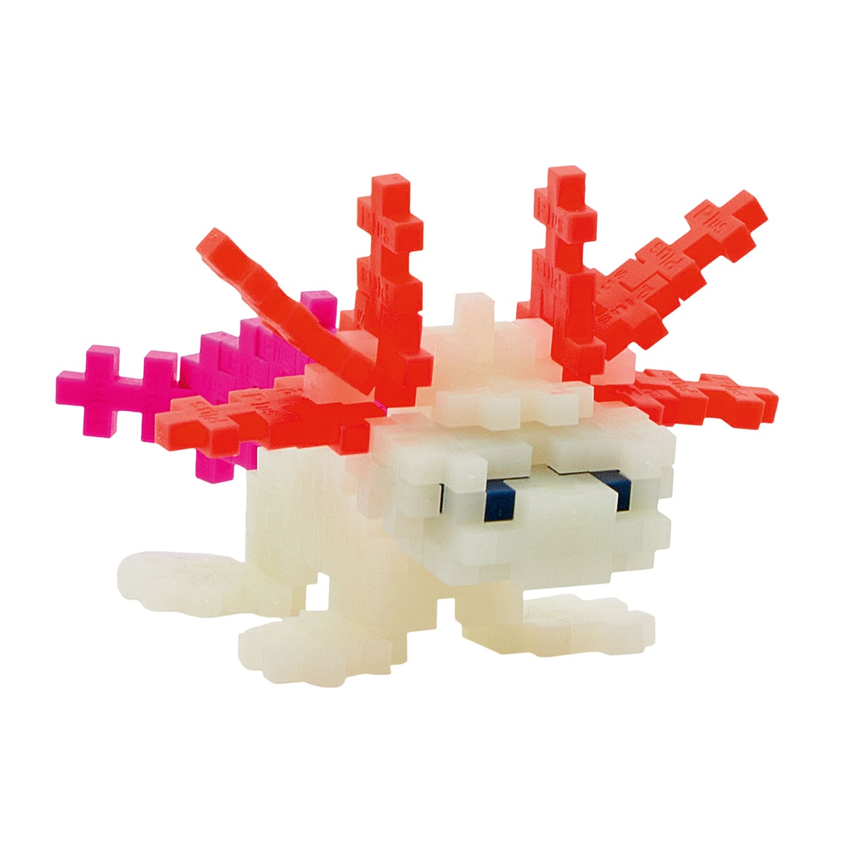 Juego Educativo / Construcción + Tubo Ajolote Glow 100 piezas Lúdilo 4