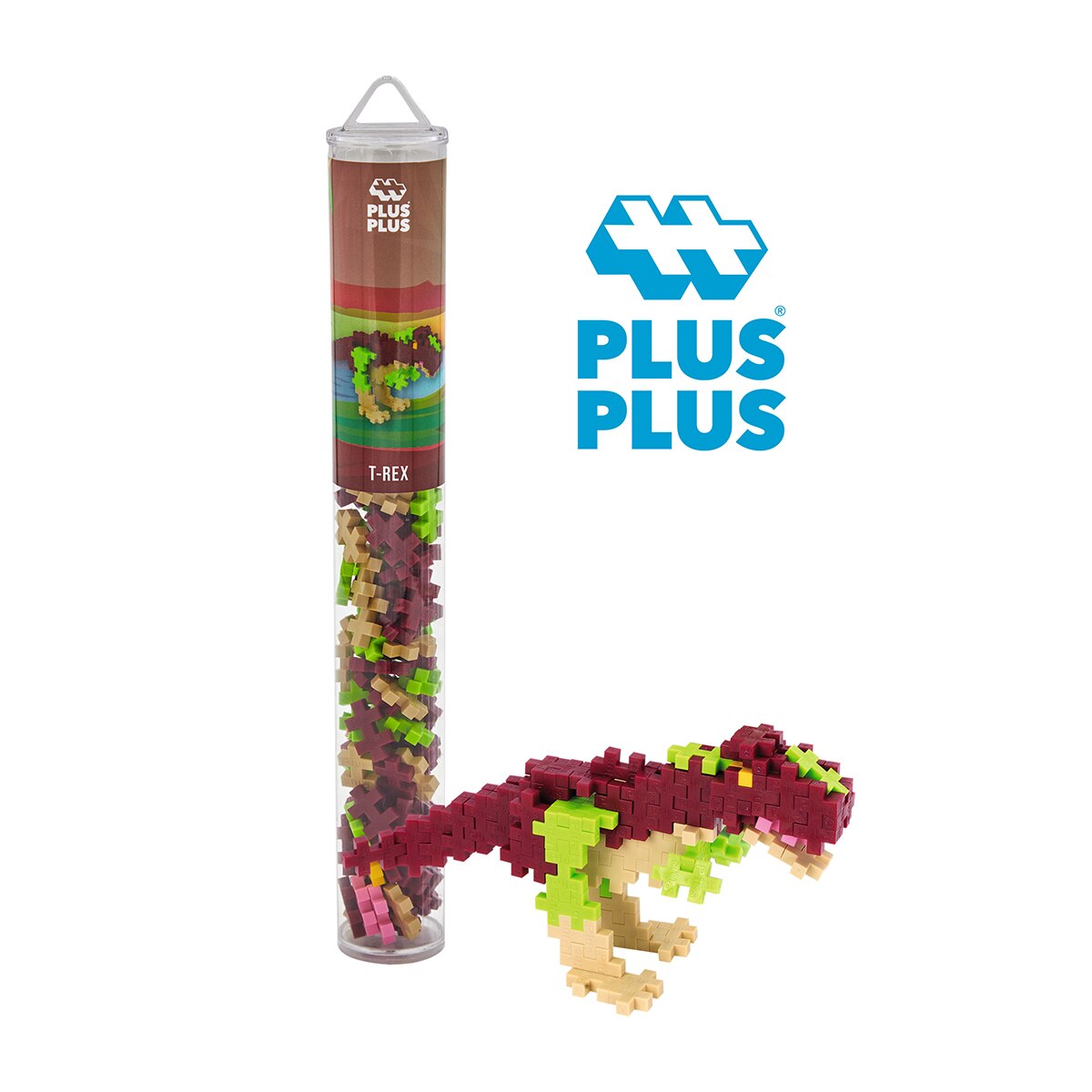 Juego Educativo / Construcción + Tubo T-Rex 100 piezas Lúdilo 4