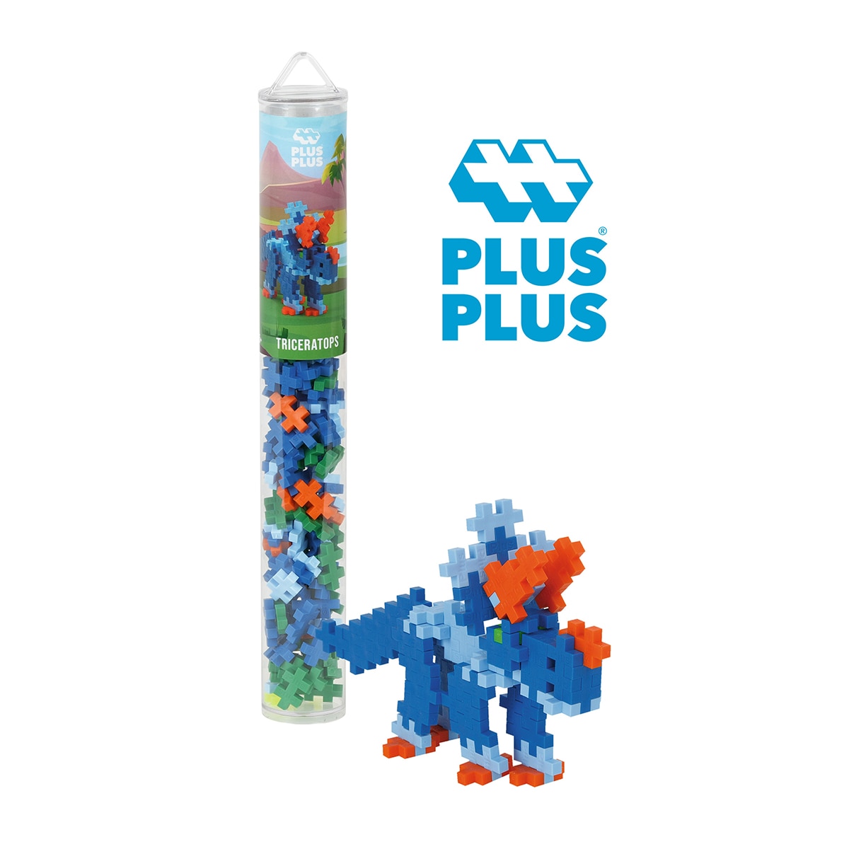 Juego Educativo / Construcción + Tubo Triceraptors 100 piezas Lúdilo 4