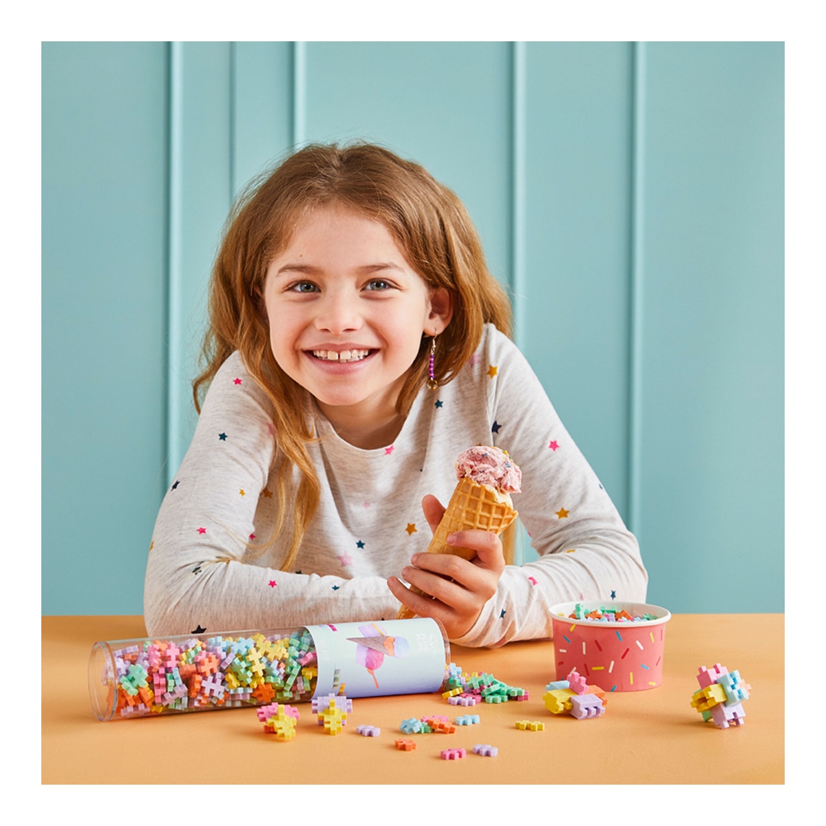 Juego Educativo / Construcción + Tubo Gelato 240 piezas Lúdilo 5