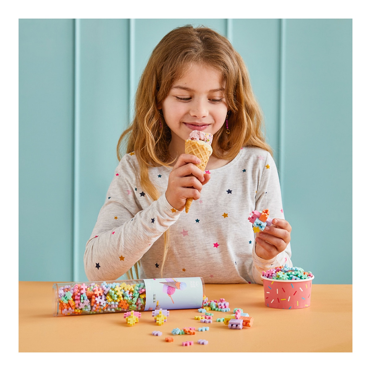 Juego Educativo / Construcción + Tubo Gelato 240 piezas Lúdilo 7