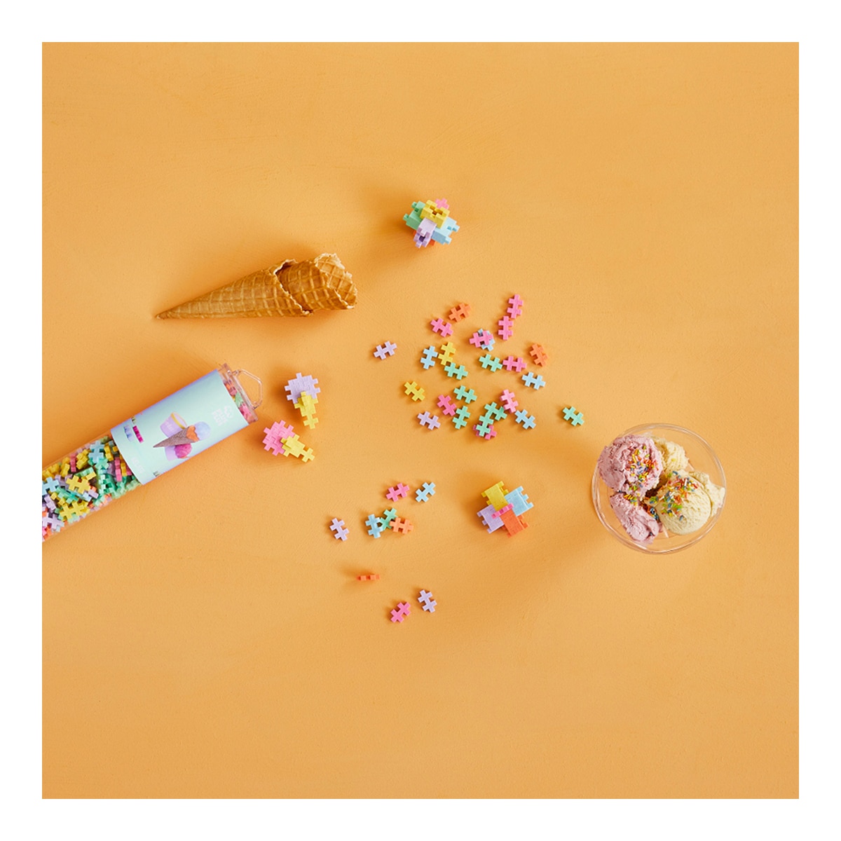 Juego Educativo / Construcción + Tubo Gelato 240 piezas Lúdilo 8