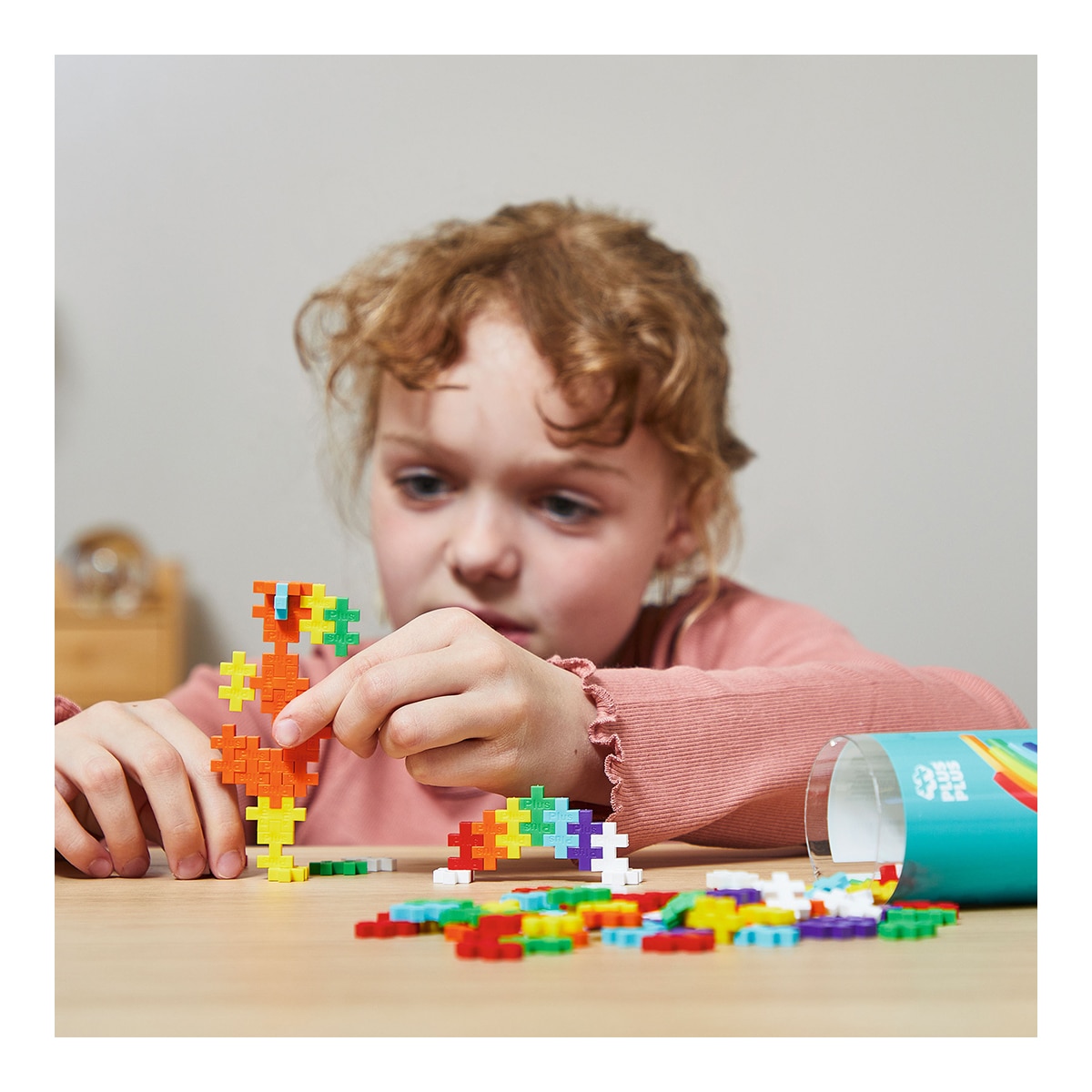 Juego Educativo / Construcción + Tubo Rainbow 240 piezas Lúdilo 5