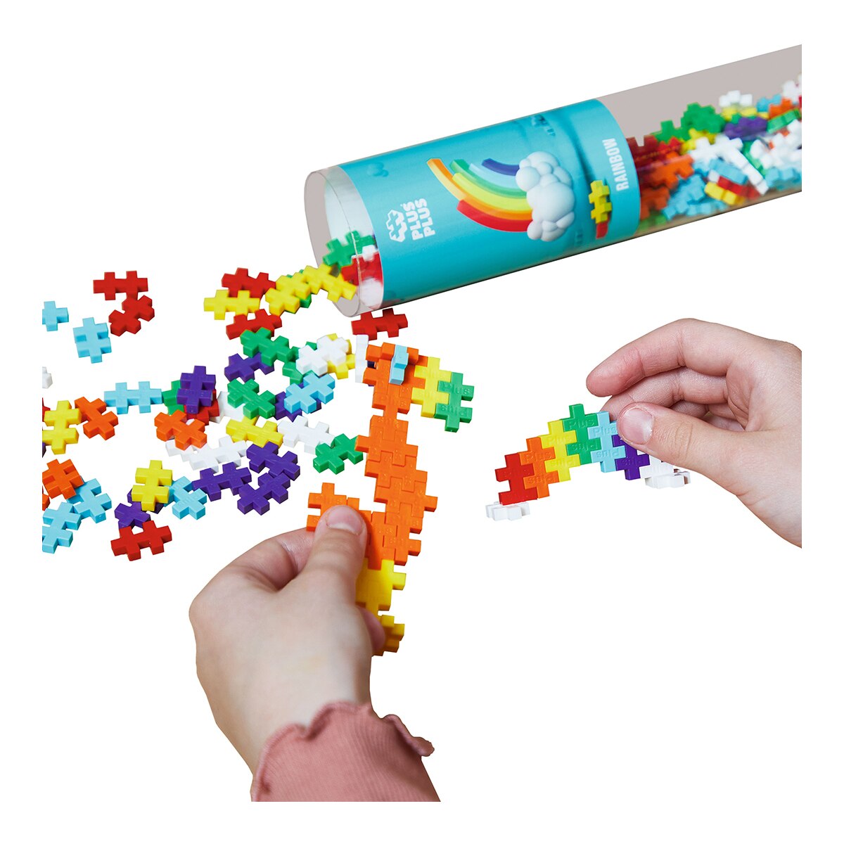 Juego Educativo / Construcción + Tubo Rainbow 240 piezas Lúdilo 8
