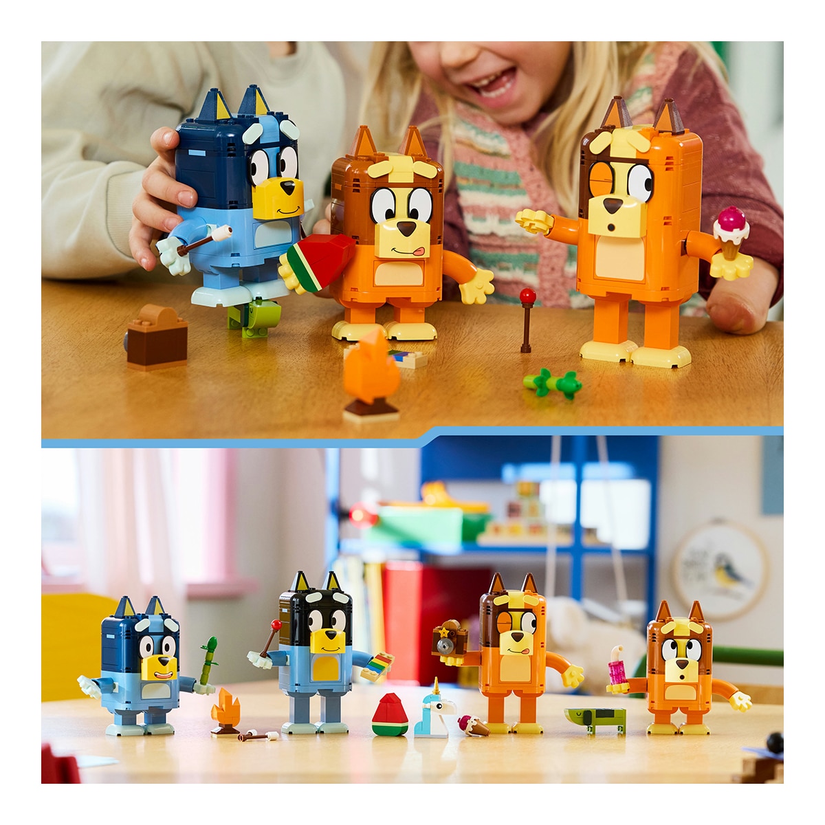 Família da Bluey Construída com Peças LEGO® Bluey 6
