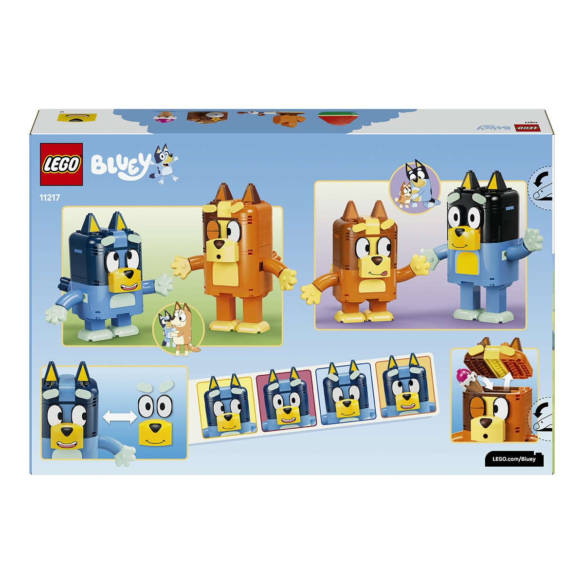 Família da Bluey Construída com Peças LEGO® Bluey 8