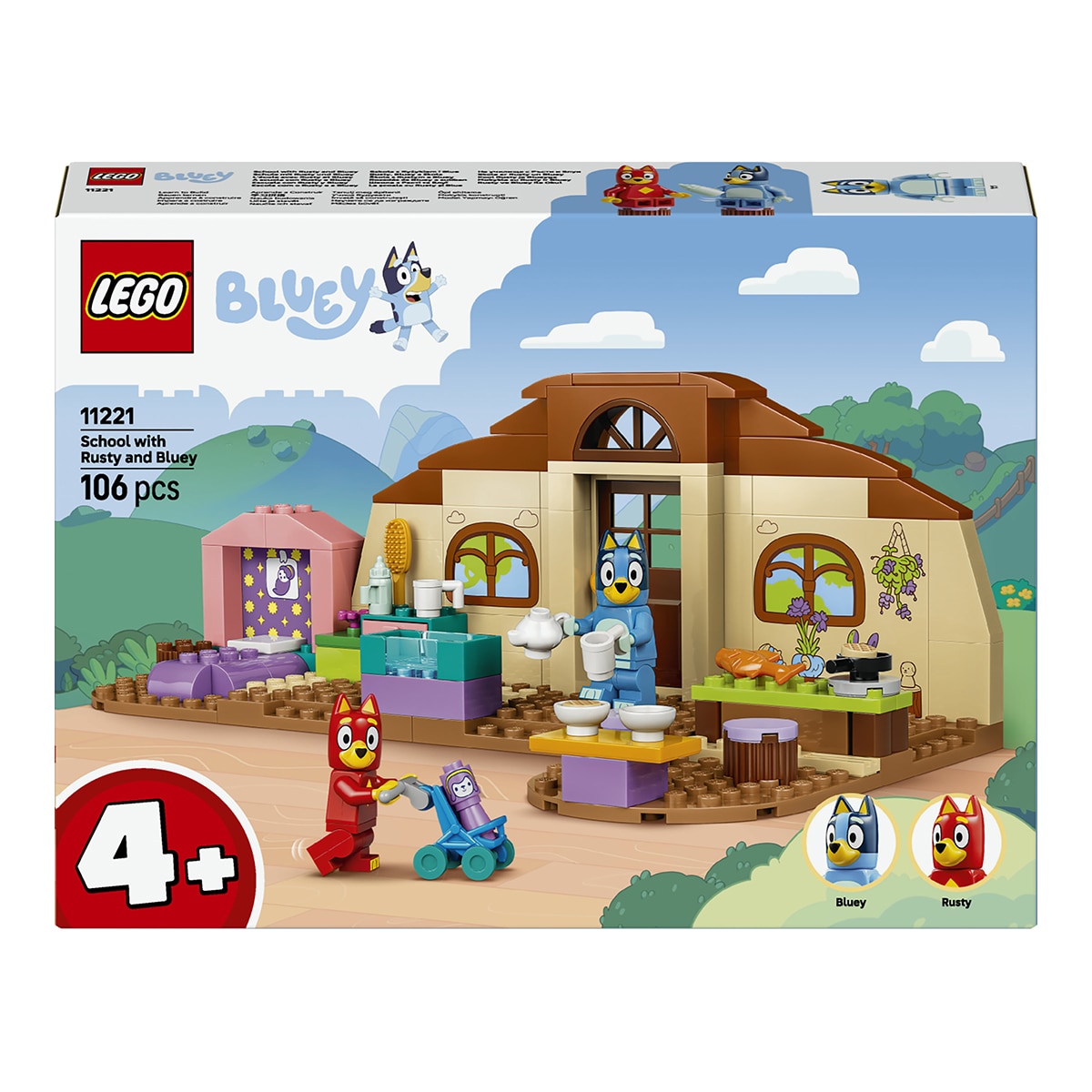Imagem 0 de Escola com o Rusty e a Bluey LEGO® Bluey